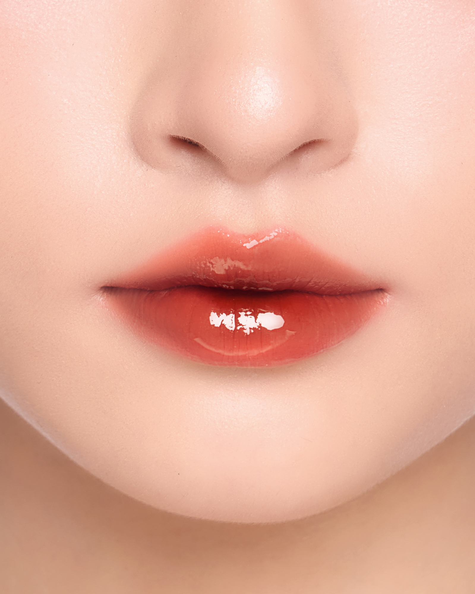 G08 Burn - Son bóng màu đỏ đất đậm Trendy Beauty Lip Gloss Silver Shot