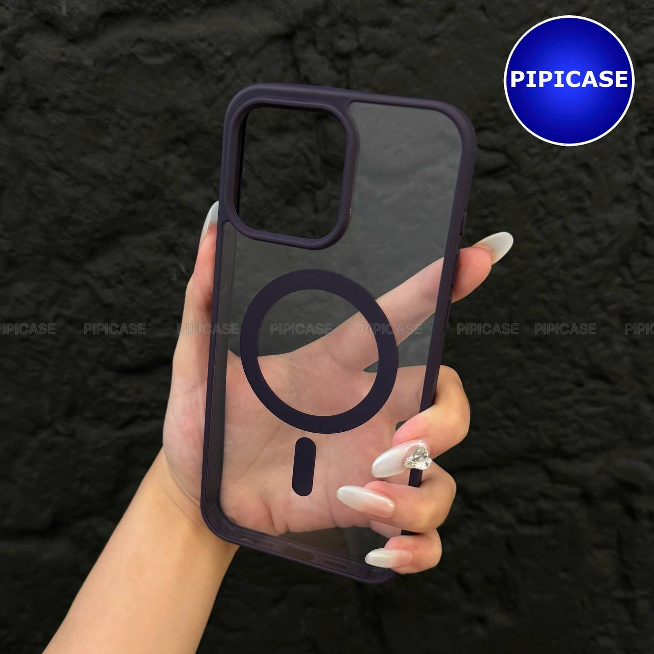 Ốp Lưng iPhone 15 Pro Max - Chic - Tím