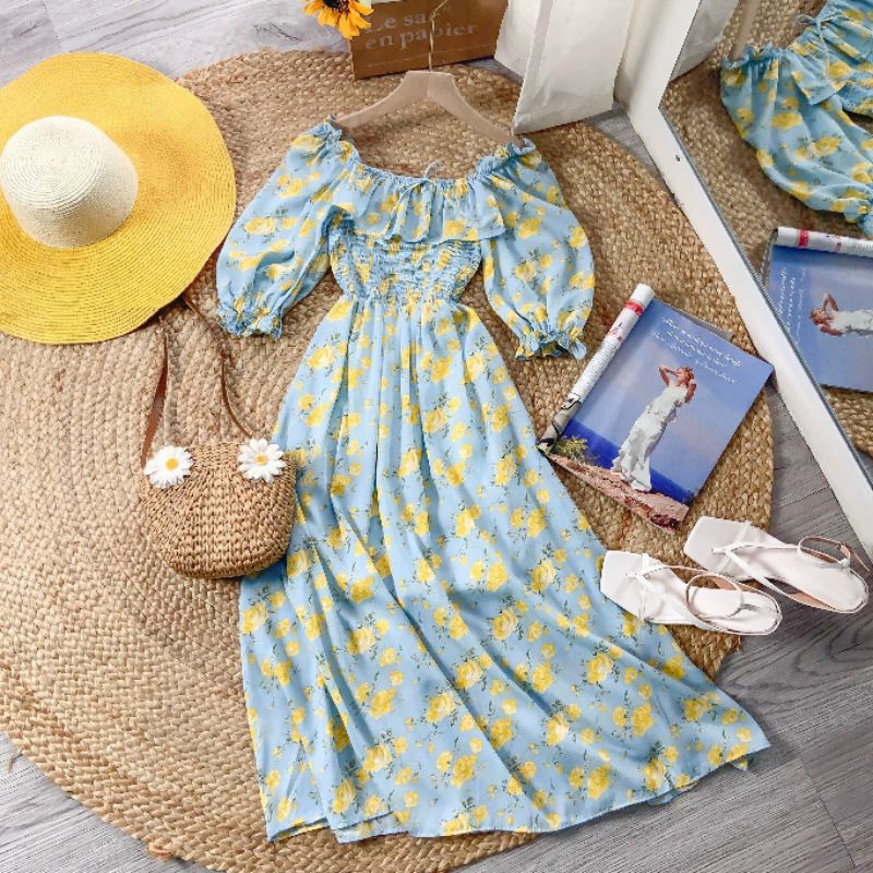 01-CH- Floral Dress Bouncy Waist_thumbnail_3