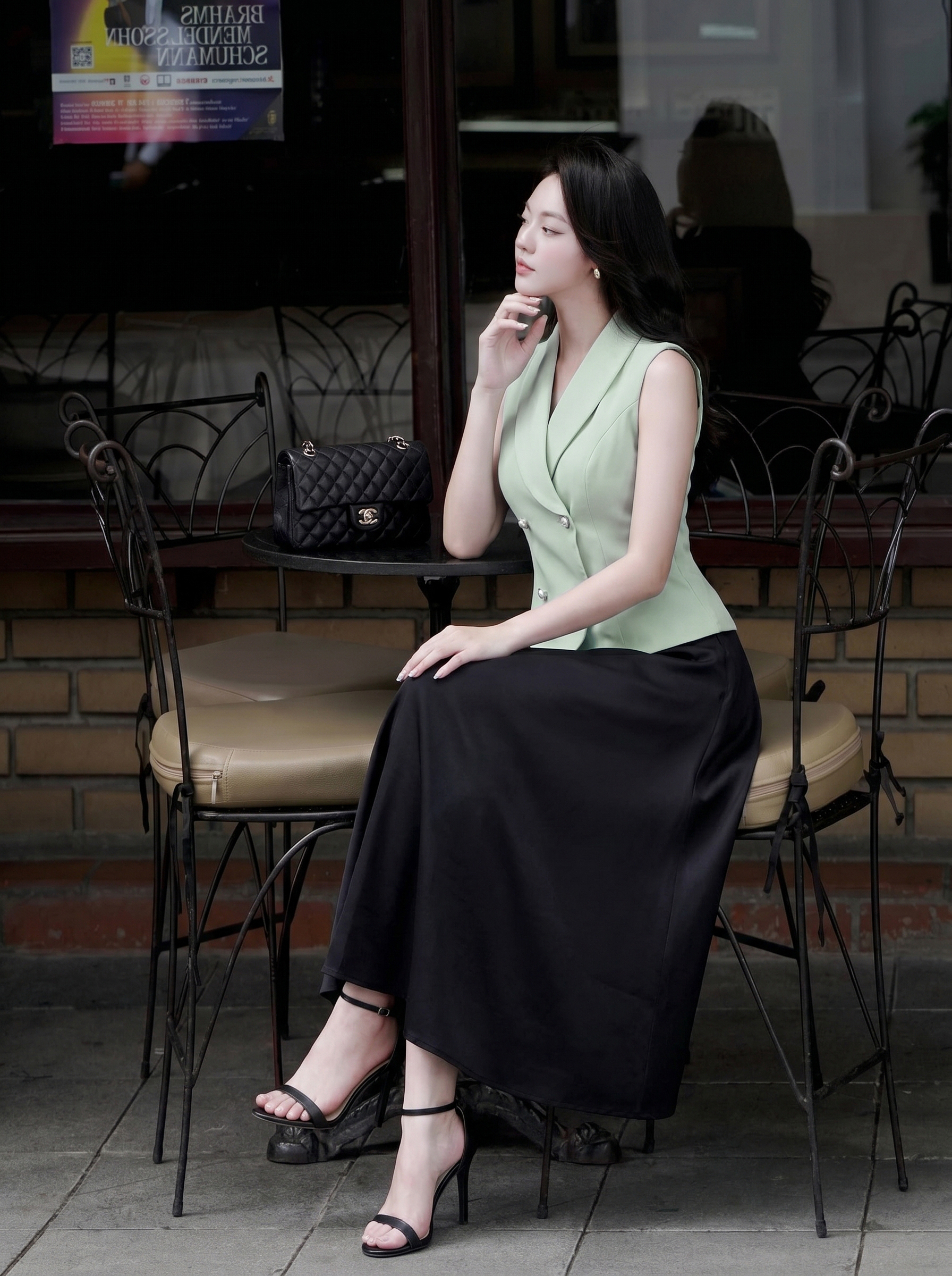 Áo gile công sở 26112 xanh cốm_thumbnail_3
