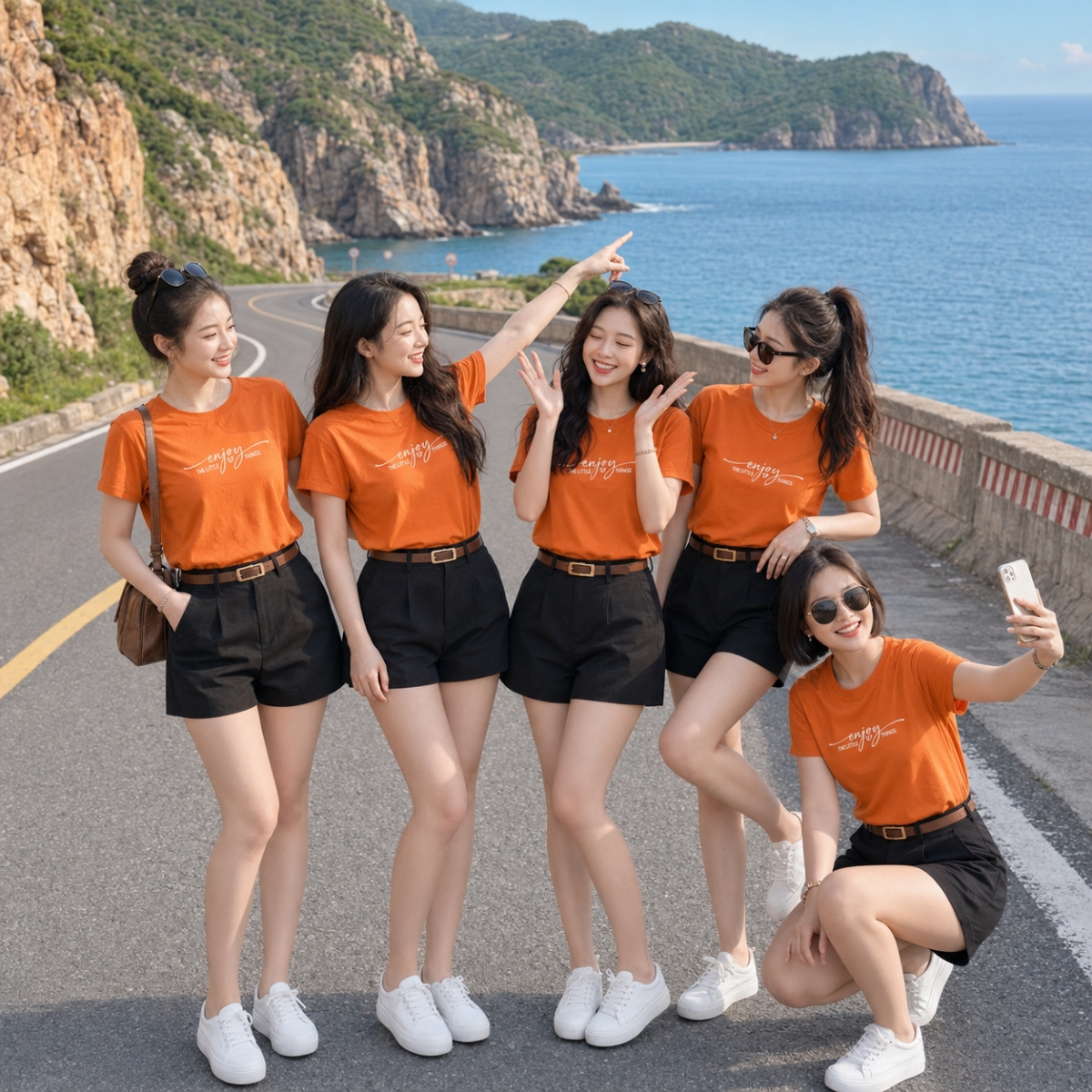 [Form vừa]Áo phông nữ chữ "Enjoy the little things" hình trái tim - Loza VT8639