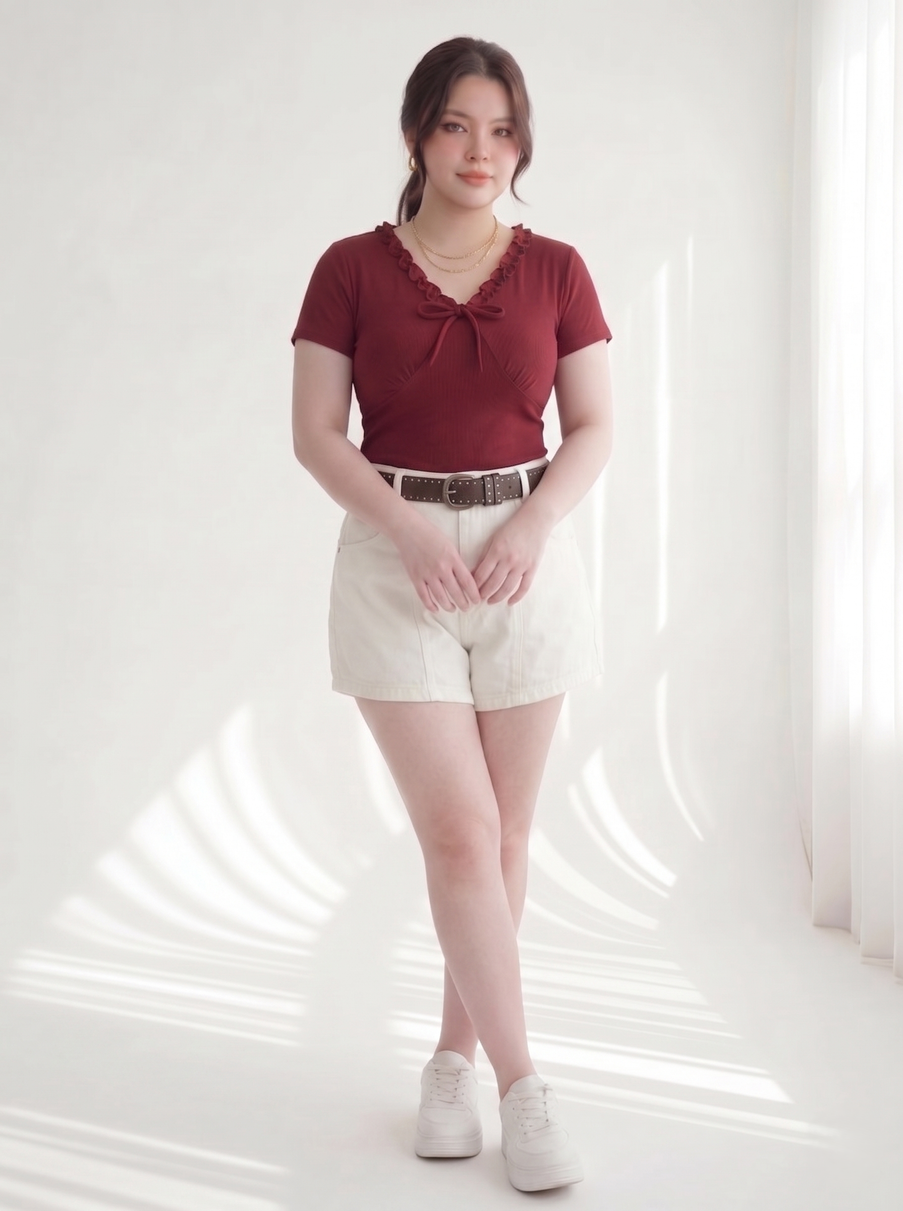 BIGSIZE NỮ - Quần short jean viền T-QSJ1315_thumbnail_2