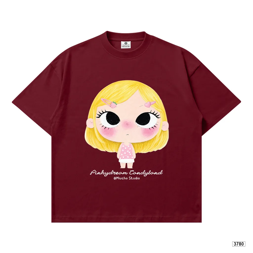 Áo thun nữ form boxy Kawaii Girl bé gái dễ thương style Hàn Quốc Miucho 3780_thumbnail_17
