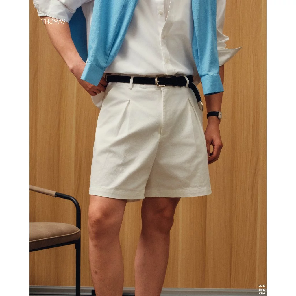Quần Short Eric Vải Kaki Form Trên Gối_thumbnail_2