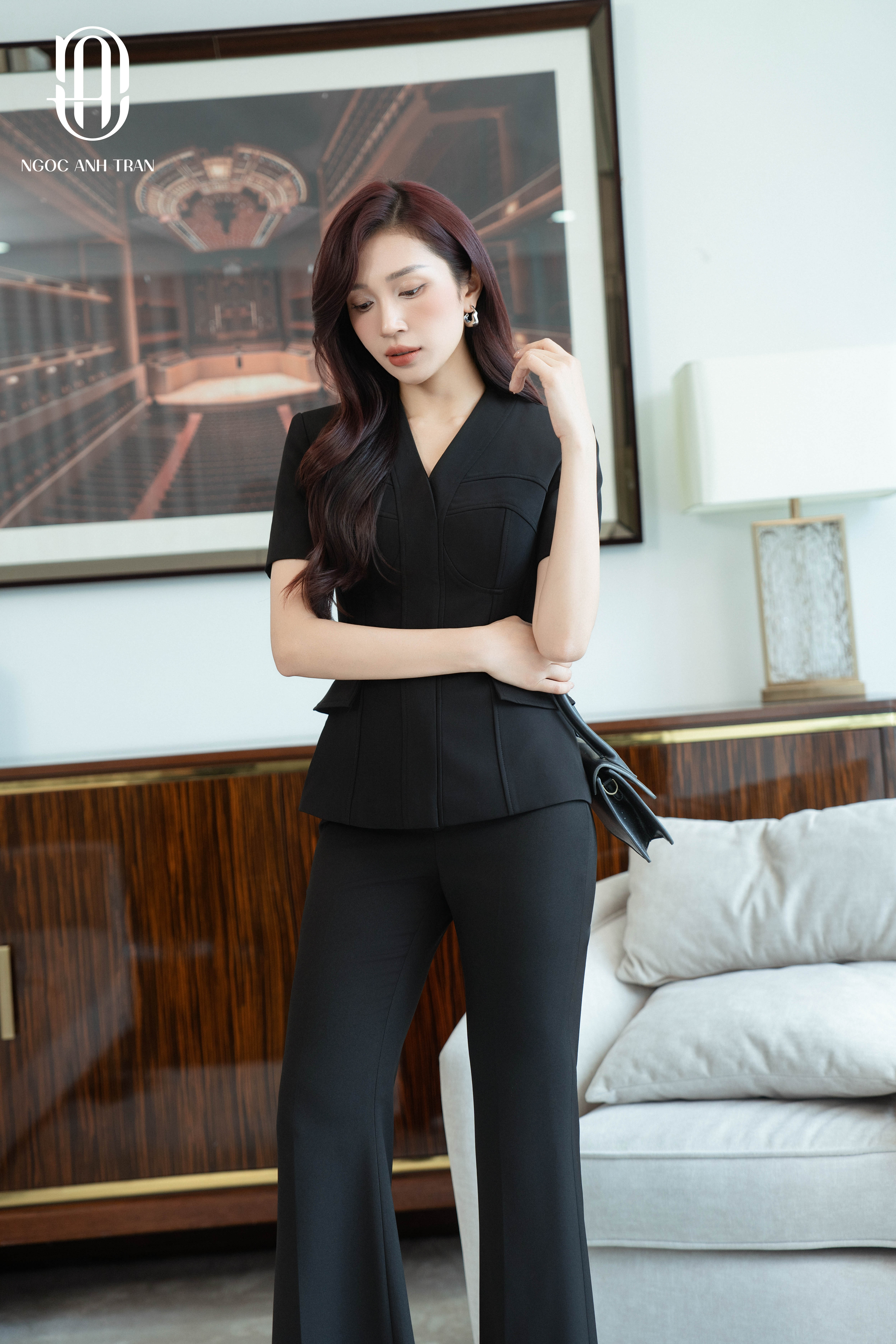 A263 - Áo vest đen tạo form corset_thumbnail_2