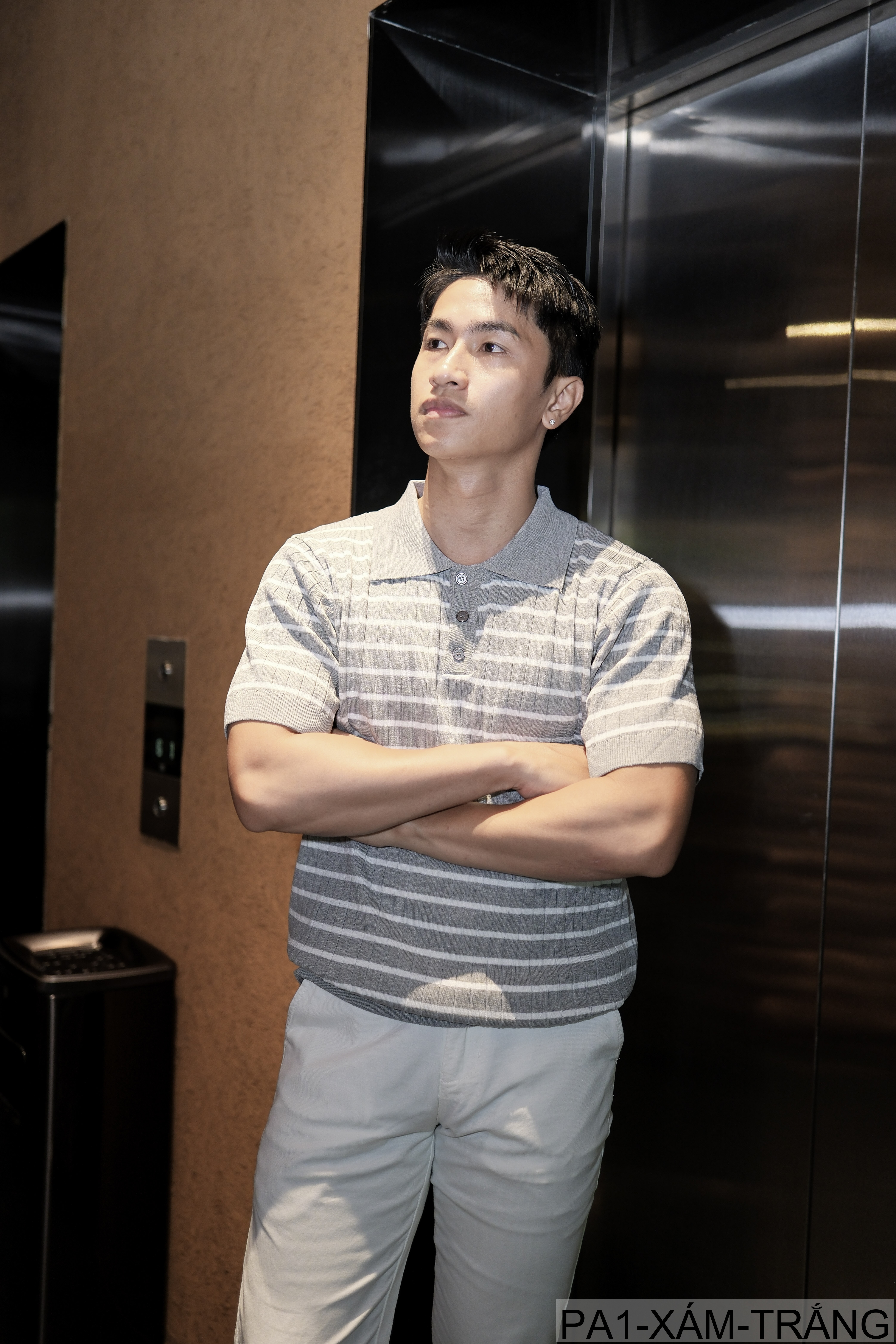 PA1 - Áo Polo Nam Kẻ Sọc Dáng Rộng Phong Cách Hàn Quốc Mùa Hè_thumbnail_29