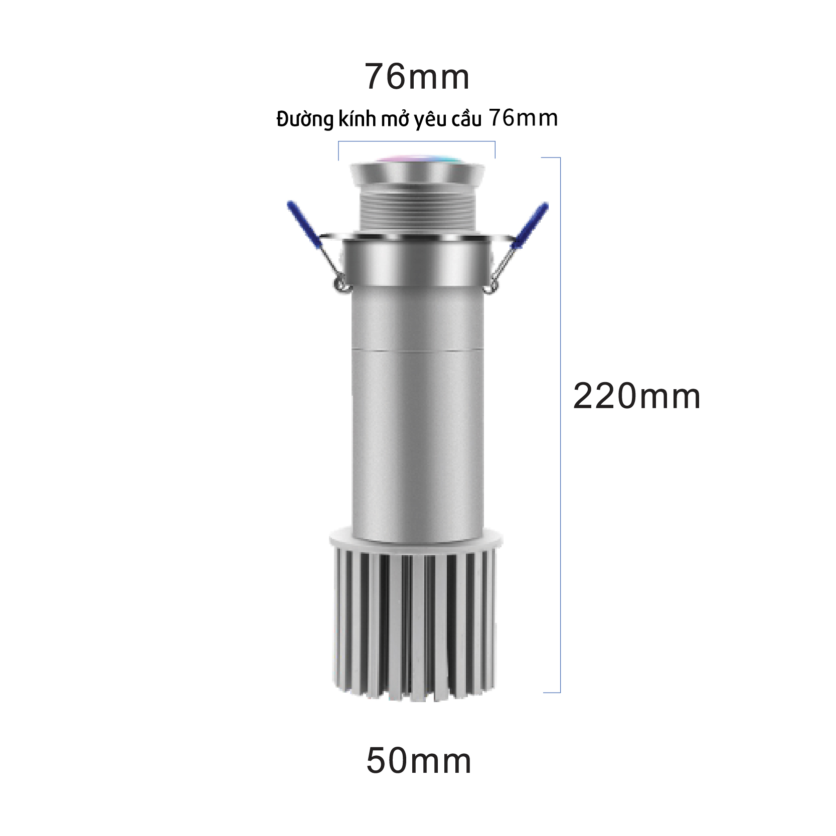 ĐÈN CHIẾU LOGO 15W ÂM TRẦN