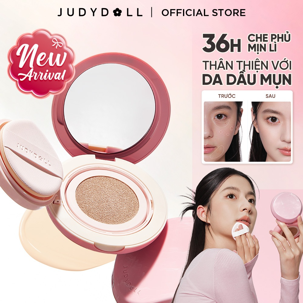 [JUDYDOLL] Cushion chống nắng Judydoll Fresh Matte SPF50+ PA+++ 12.5g