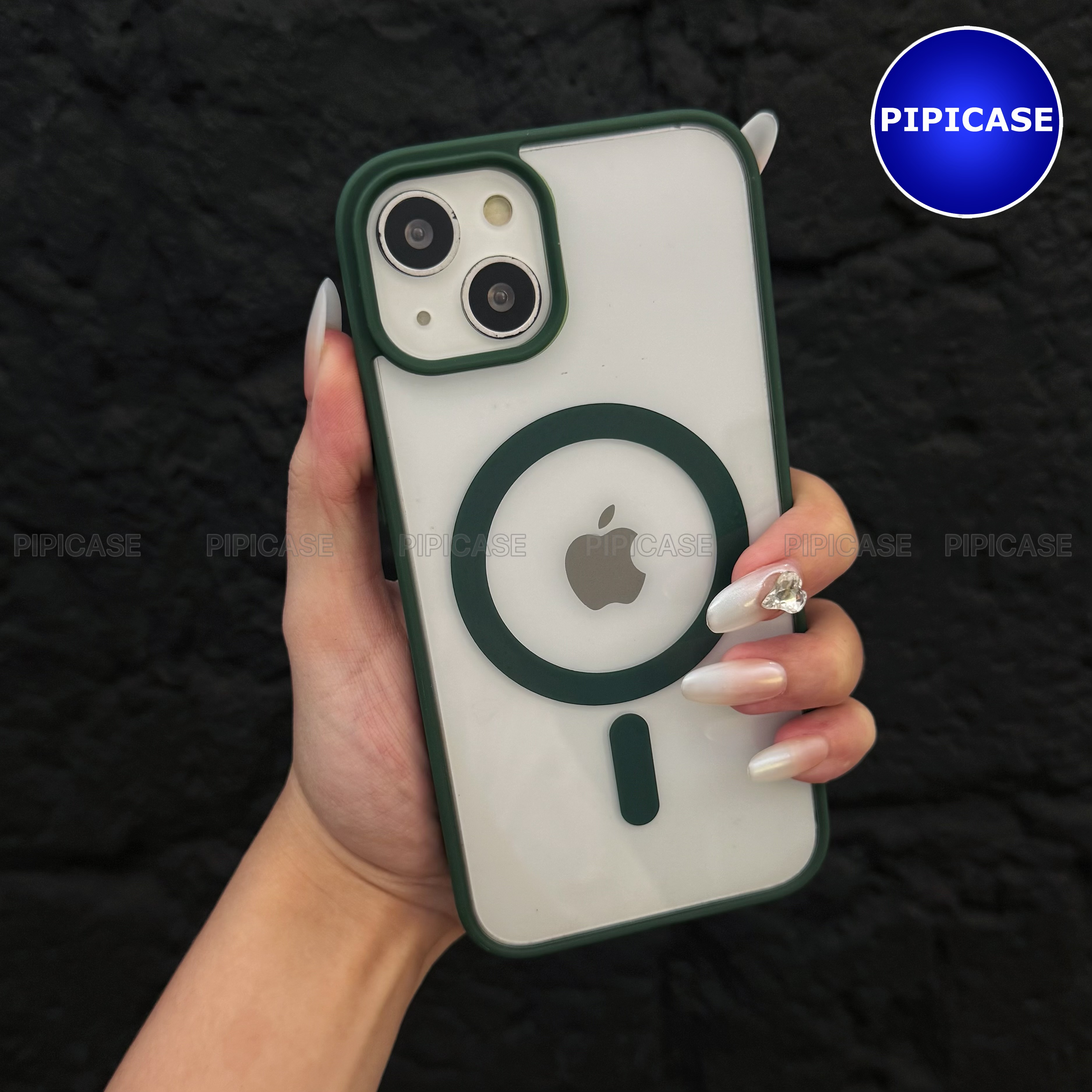 Ốp Lưng iPhone 15 Plus - Chic - Xanh Lá_thumbnail_10