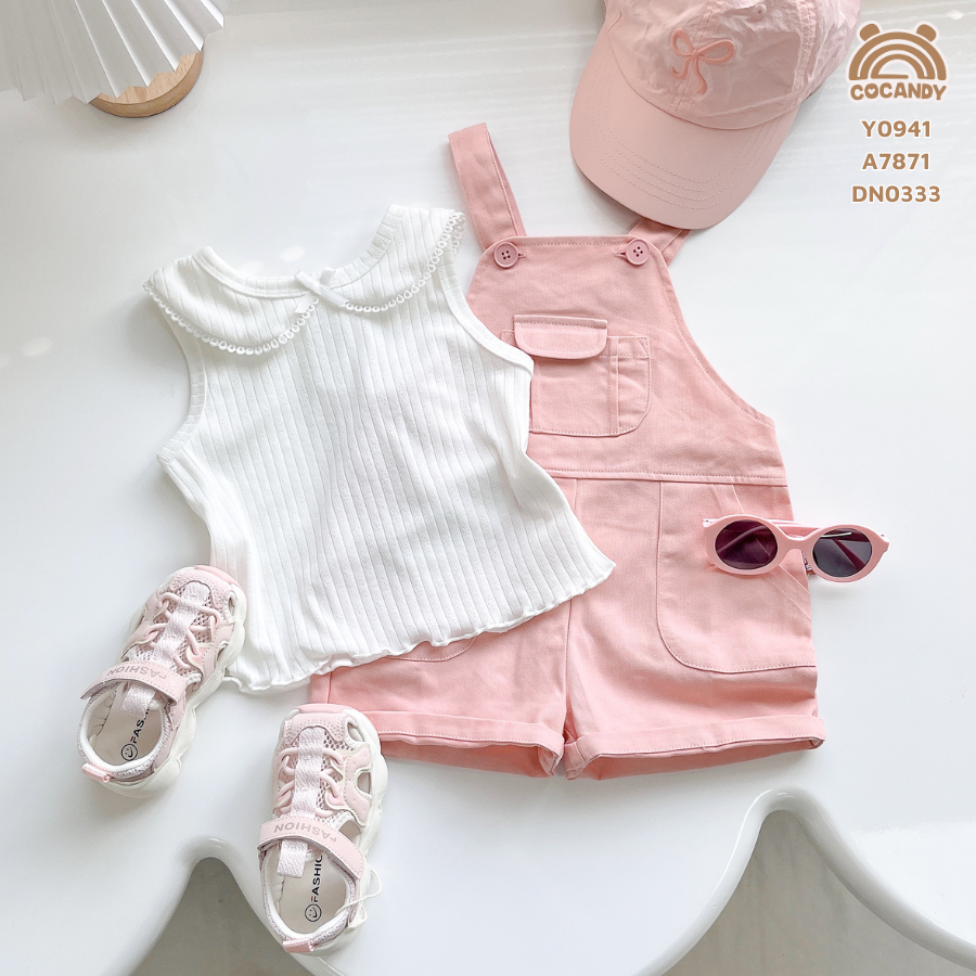Áo cộc polo TRẮNG sát nách cổ sen nơ_thumbnail_7