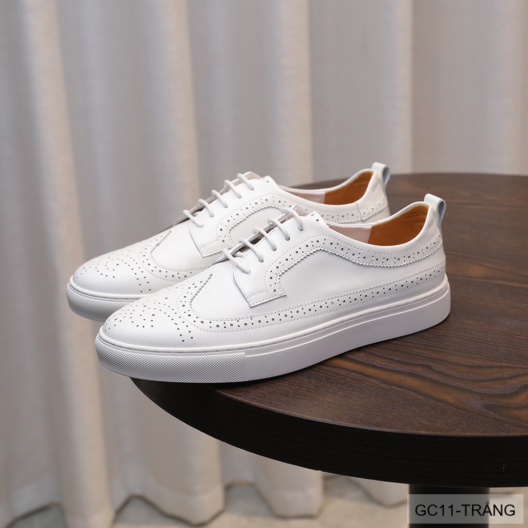 GC11 - Giày Nam Brogue Da Thật Phong Cách Anh Quốc Thiết Kế Sneaker Thời Trang_thumbnail_4
