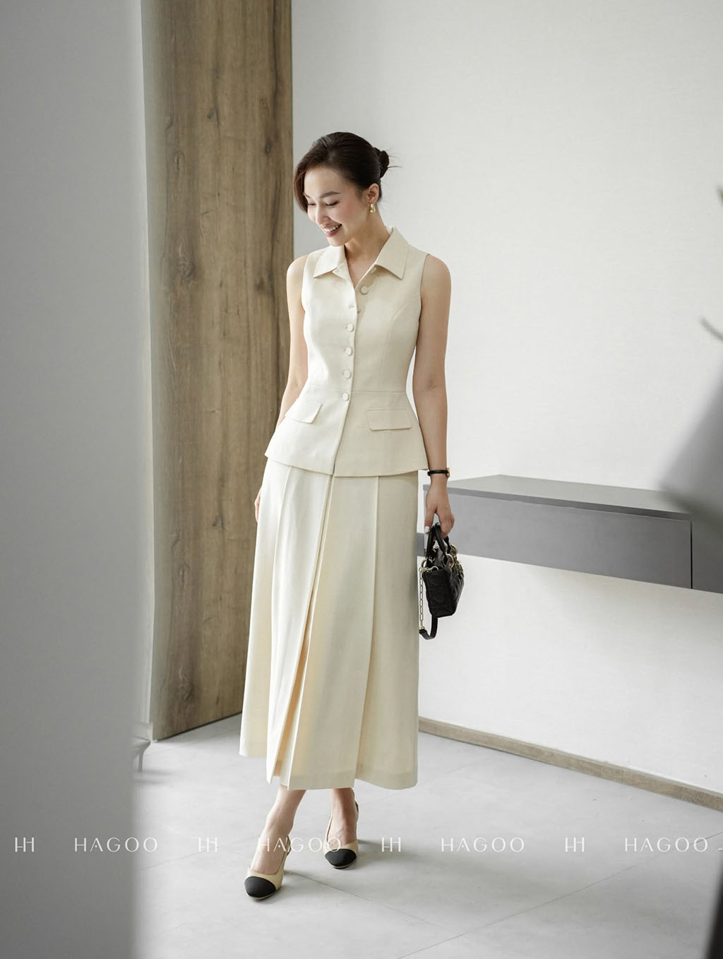 Áo Gile peplum cổ đức_thumbnail_3