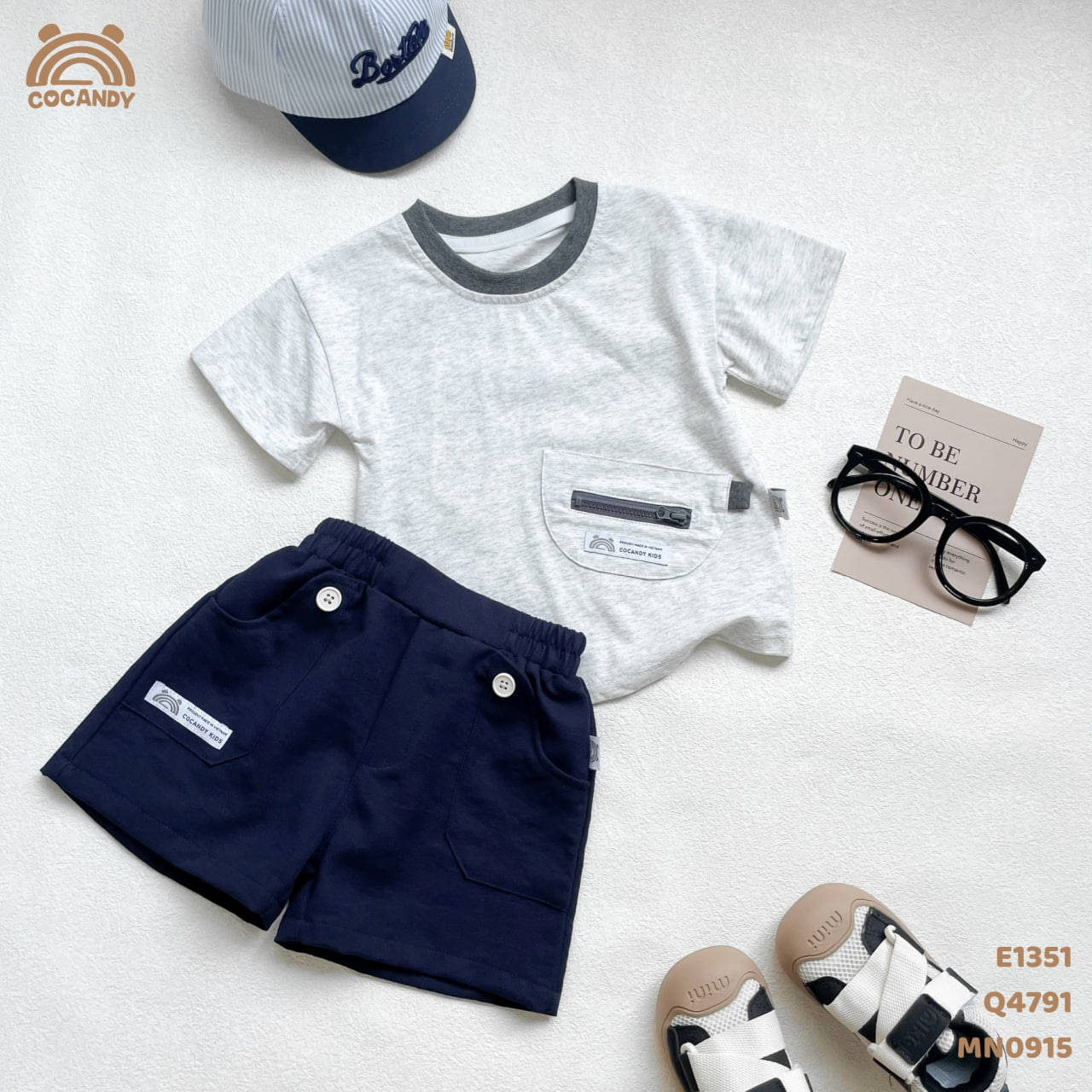 Quần cộc ĐEN 2 túi vát cúc tag CCD