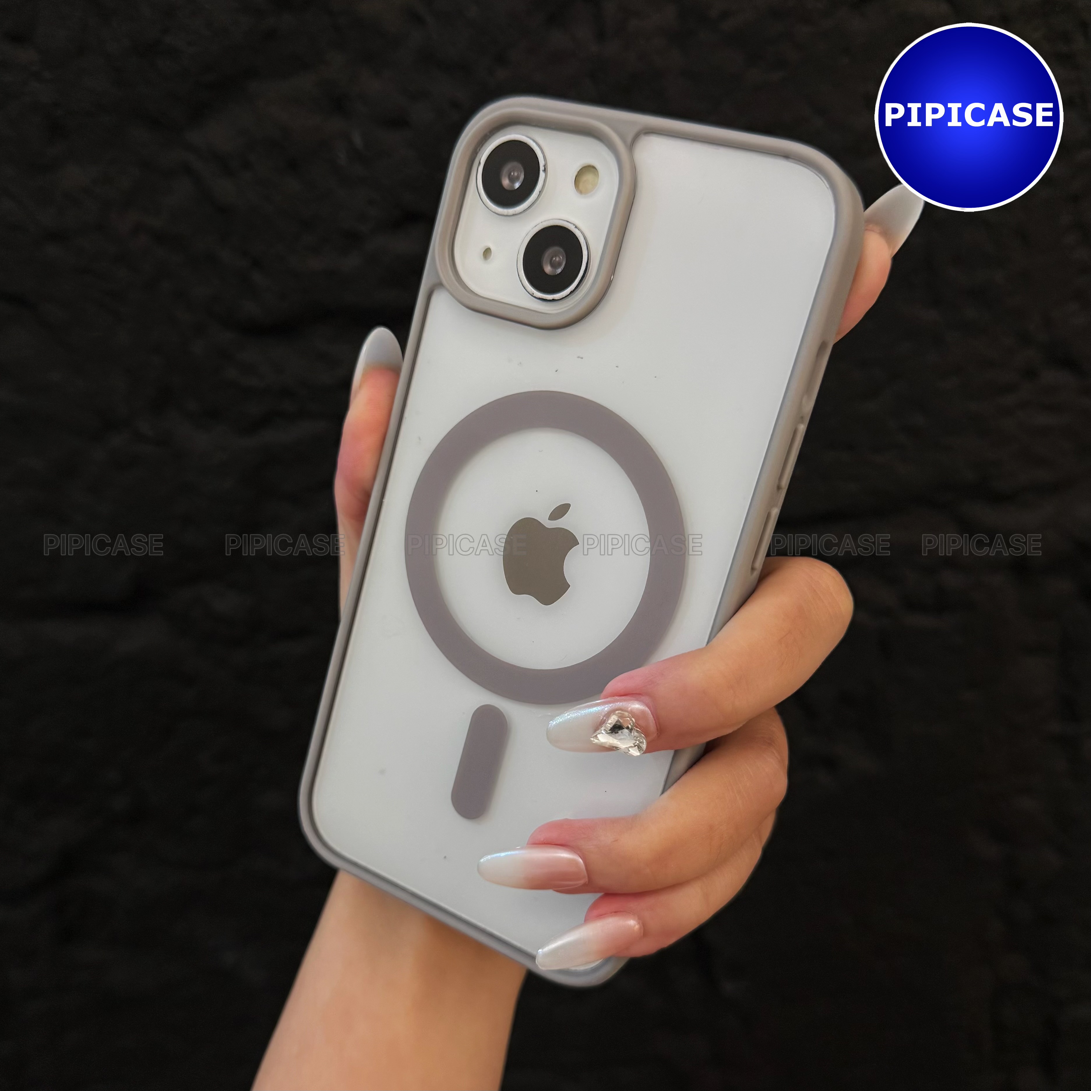 Ốp Lưng iPhone 15 - Chic - Xám_thumbnail_13