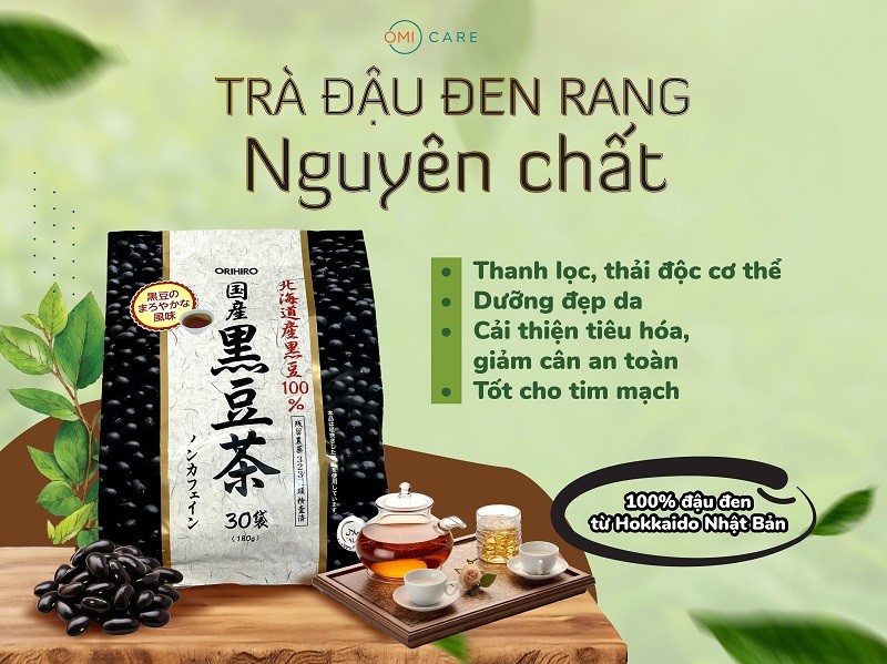 TRÀ ĐẬU ĐEN Orihiro Nội địa Nhật
