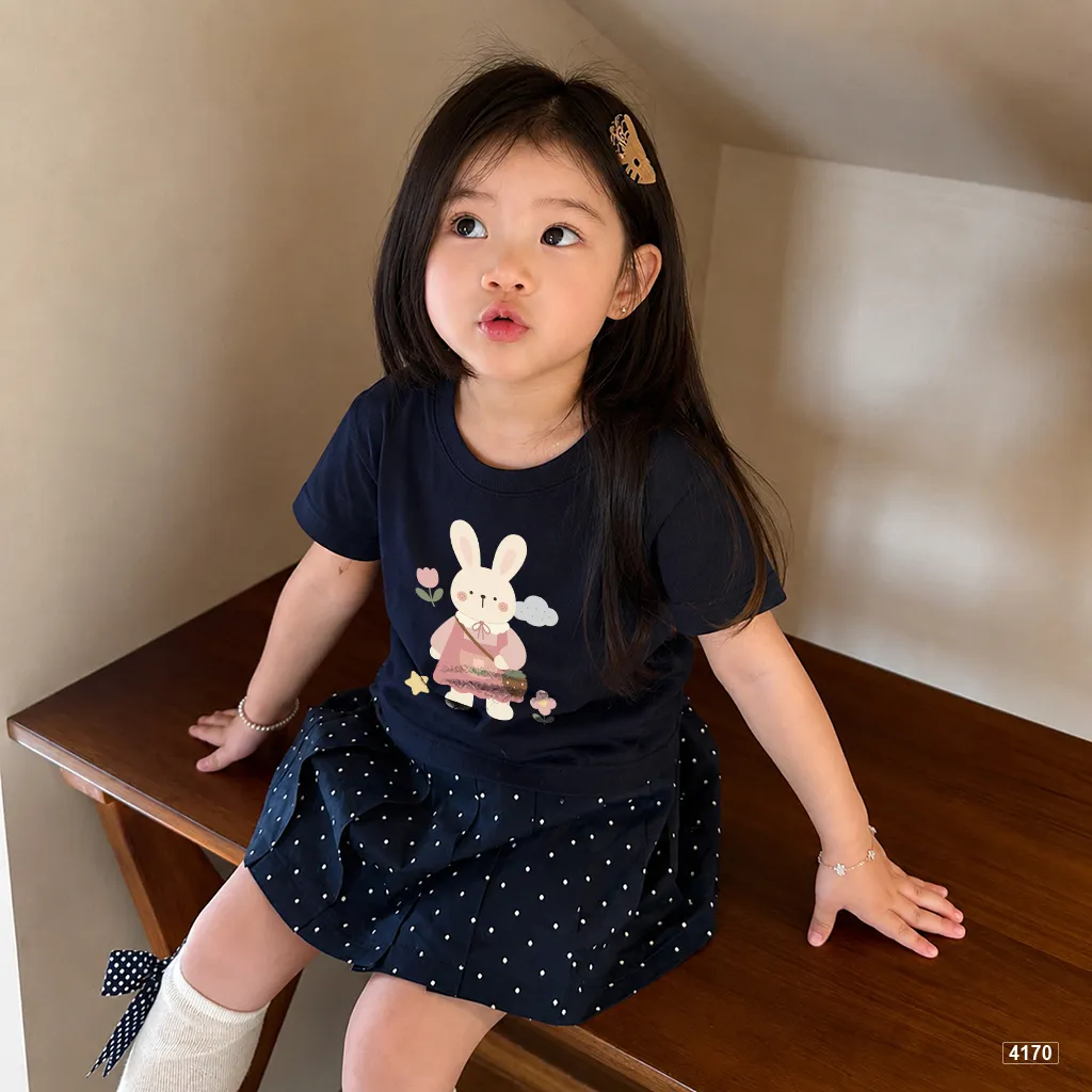 Áo thun bé gái Bunny chất thoáng mát Kado 4170_thumbnail_4