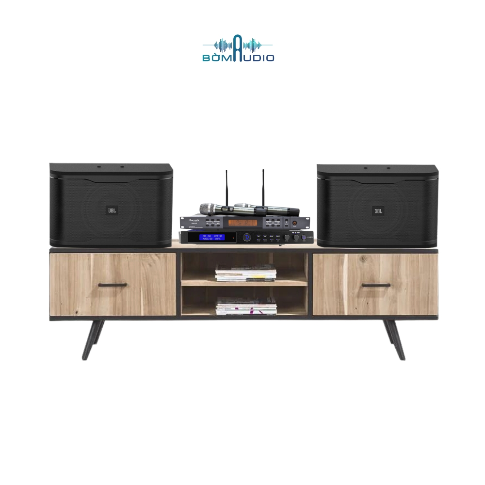 Combo Karaoke Vang Số DBACOUSTIC LX-D3 + Micro DBACOUSTIC DB450 II + Loa JBL RM 210 – B201