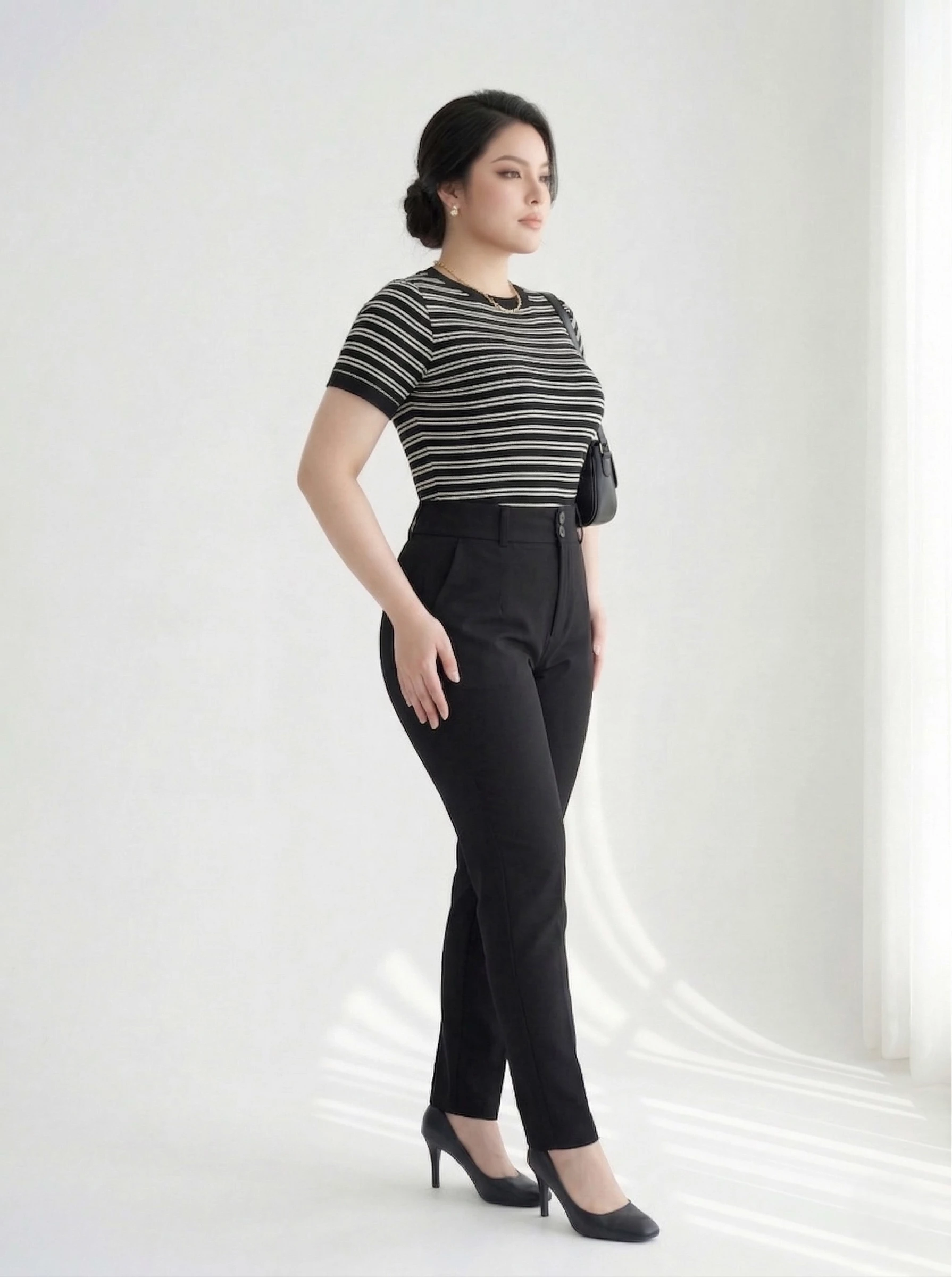 BIGSIZE NỮ- Quần baggy form ôm dành cho nàng béo 55-90kg_thumbnail_6