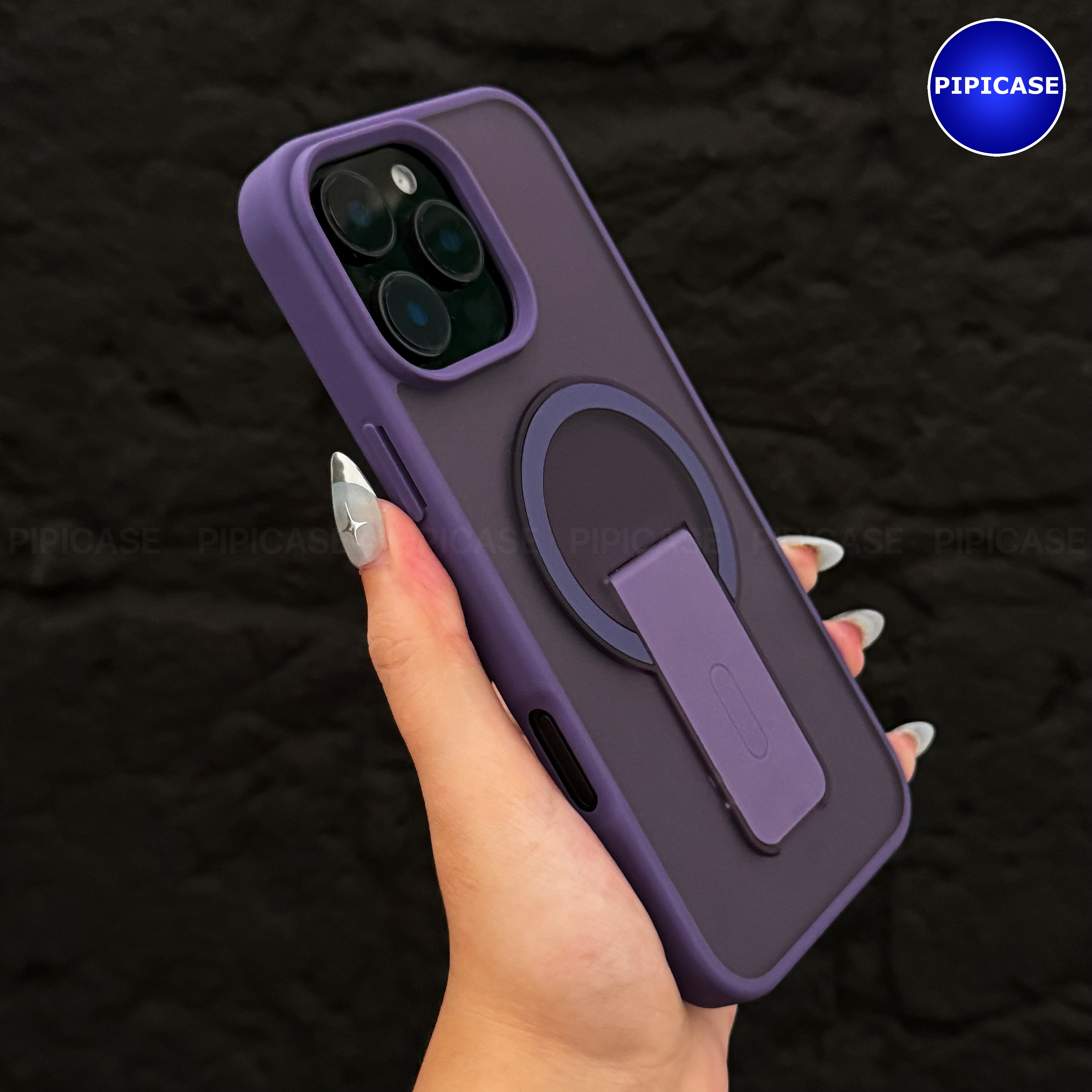 Ốp Lưng iPhone 16 Pro Max - Quin - Tím Đậm_thumbnail_22