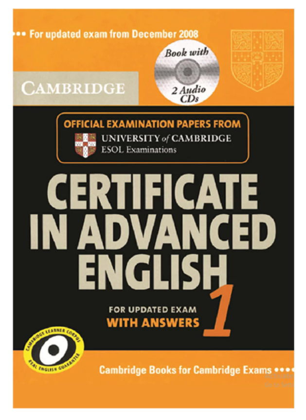 Cambridge Certificate in Advanced English ( CAE ) - Level 1 - In Đen Trắng