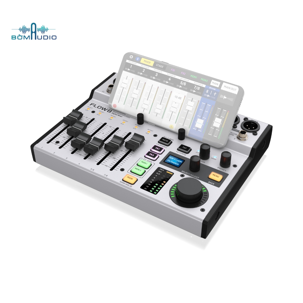 Bàn Mixer Digital BEHRINGER FLOW 8 INPUT 2 FX USB AUDIO INTERFACE_thumbnail_6