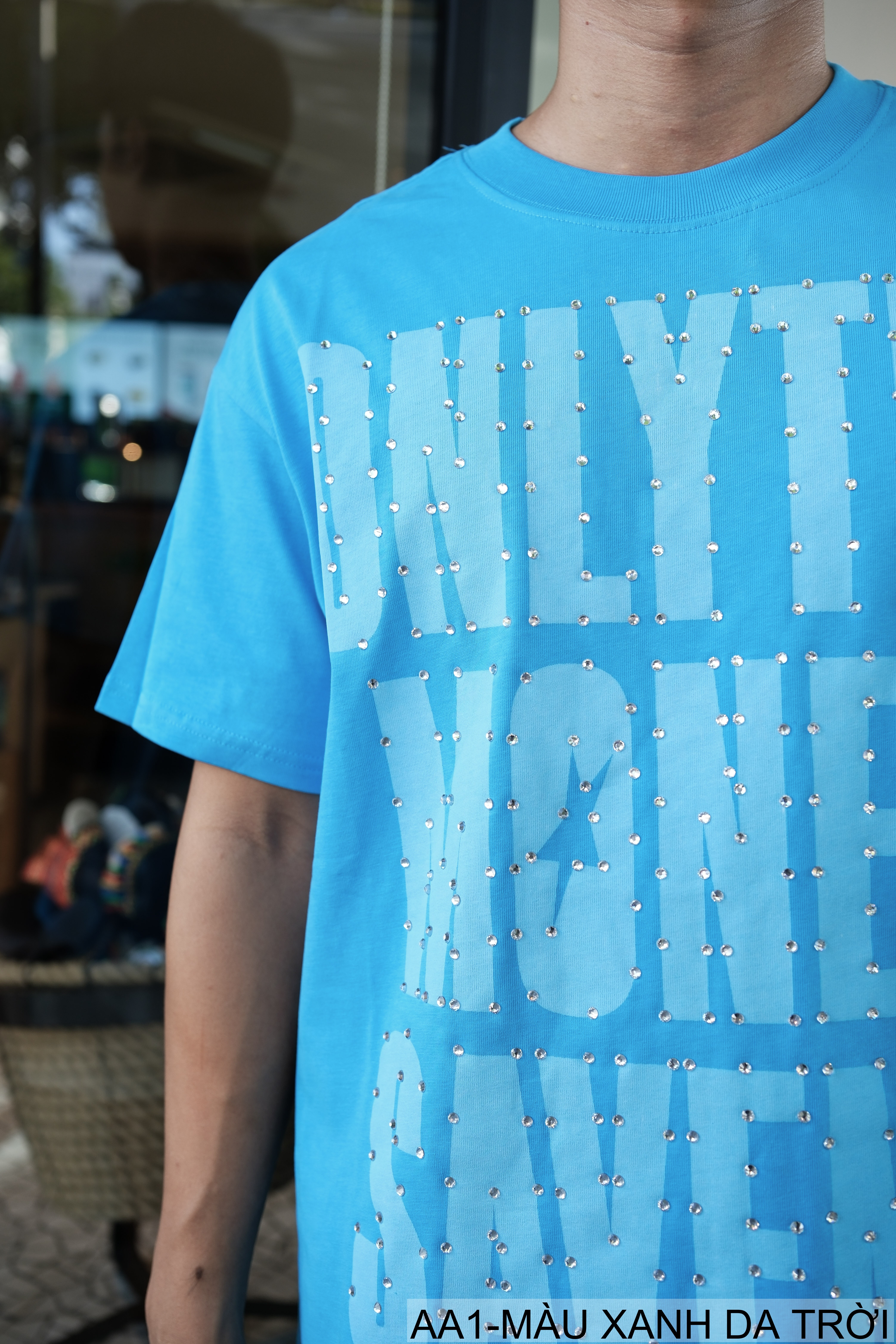 AA1 - Áo thun nam cổ tròn in chữ retro phong cách streetwear, cotton , dáng vừa vặn, 4 màu thời thượng_thumbnail_38