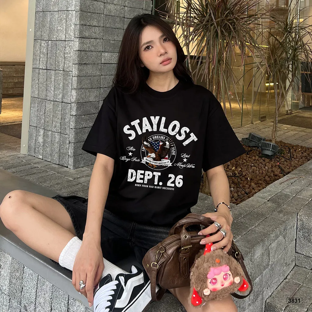 Áo thun boxy nam nữ cá tính hot trend dày dặn đứng form Miucho 3831_thumbnail_4