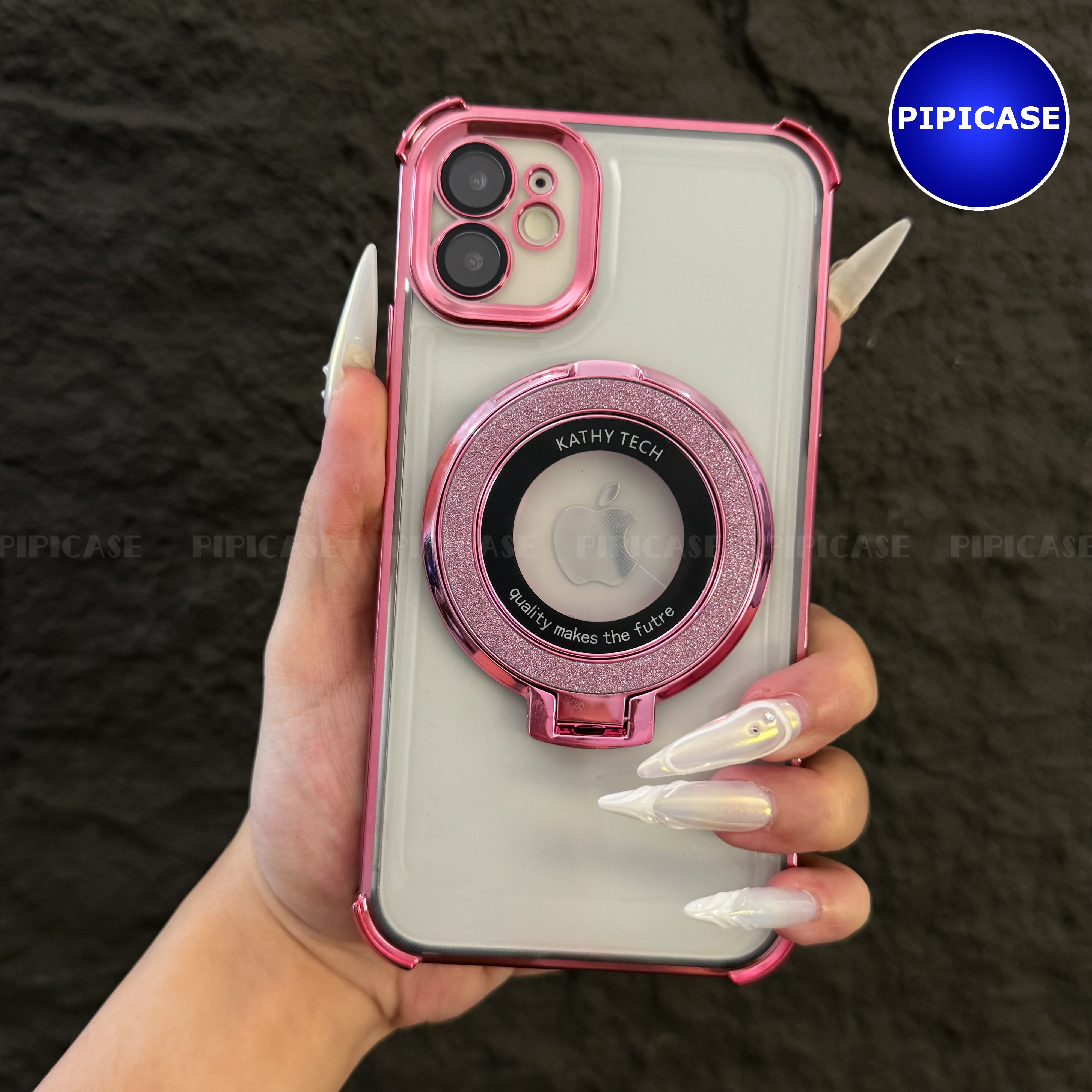 Ốp Lưng iPhone 11 - Ven Diamond - Hồng