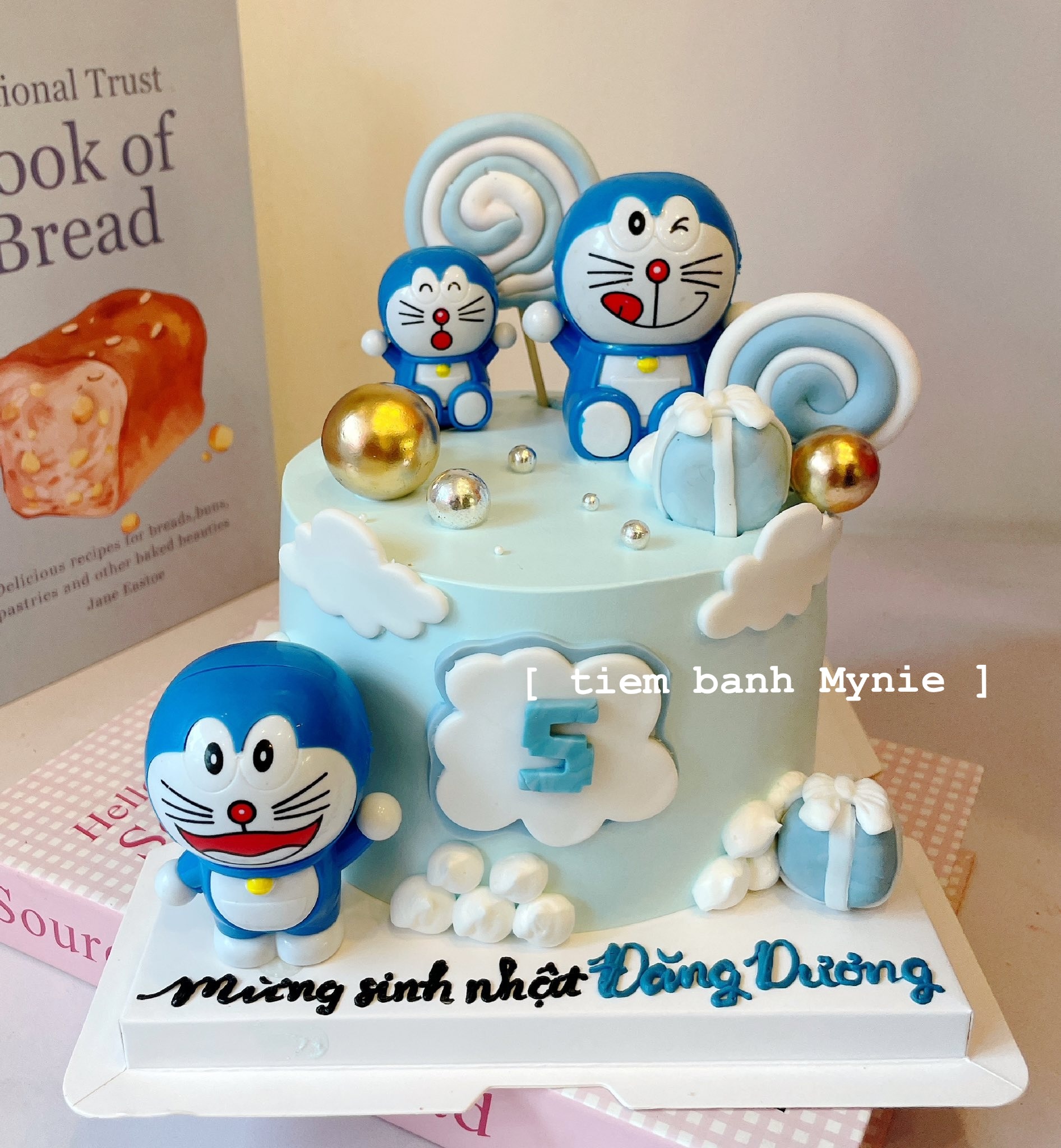 Bánh nặn tạo hình cho bé trang trí phụ kiện Doraemon TH0011