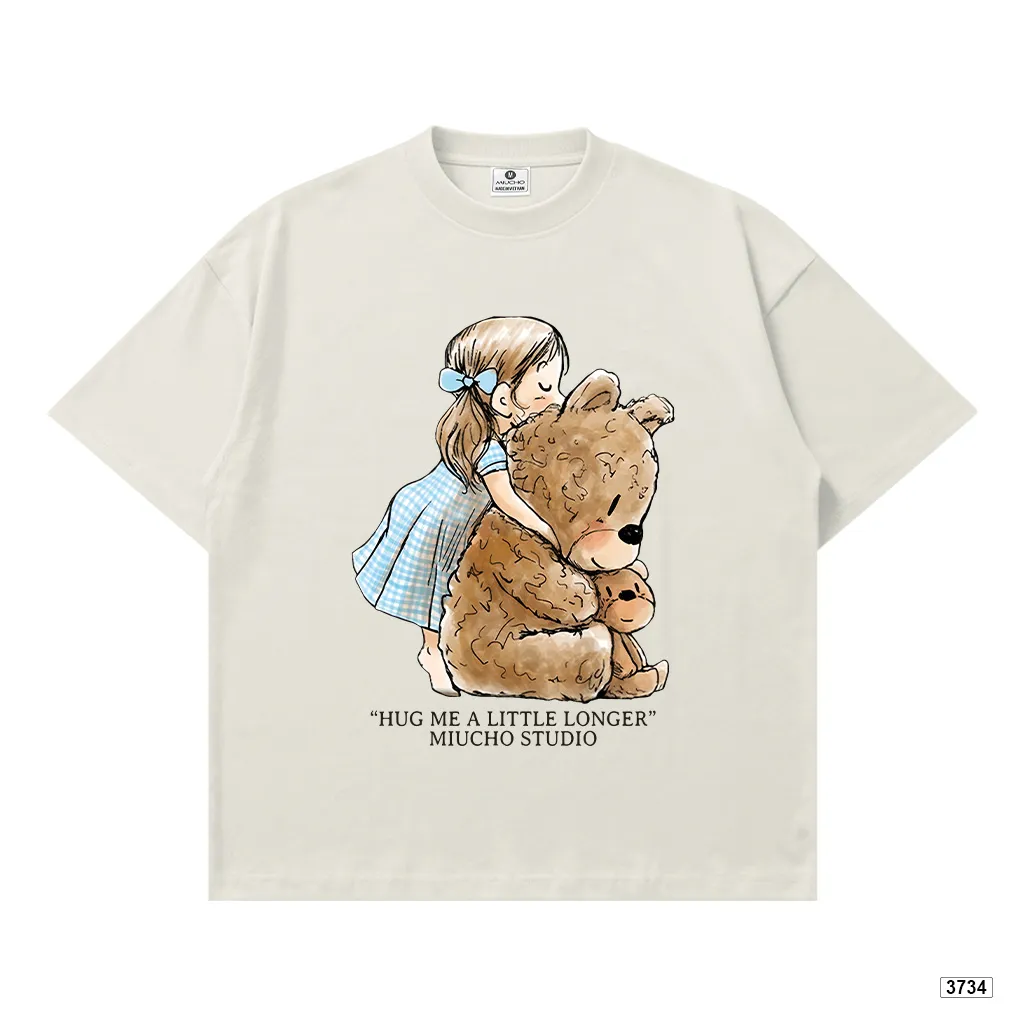 Áo thun boxy nữ phong cách dễ thương hoạt hình gấu Miucho 3734_thumbnail_11