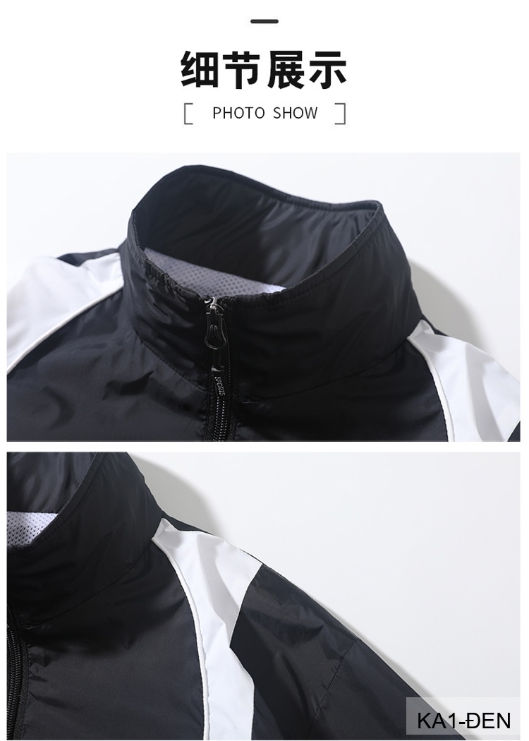 KA1 - Áo khoác nam thể thao phong cách Hàn Quốc, màu xanh đen, thiết kế năng động_thumbnail_12