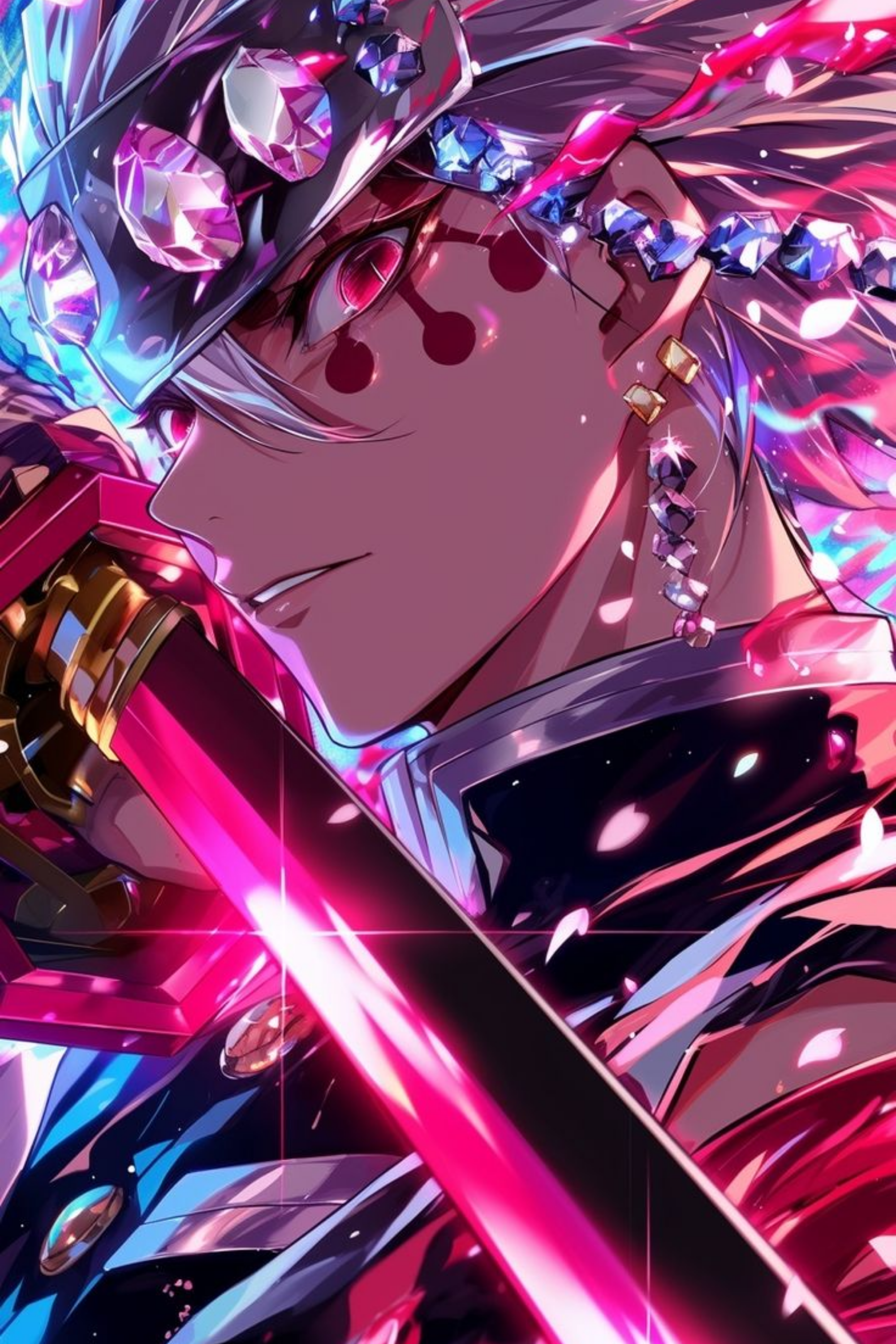 Tengen Uzui Neon Sound Blade — ANM-DS-256