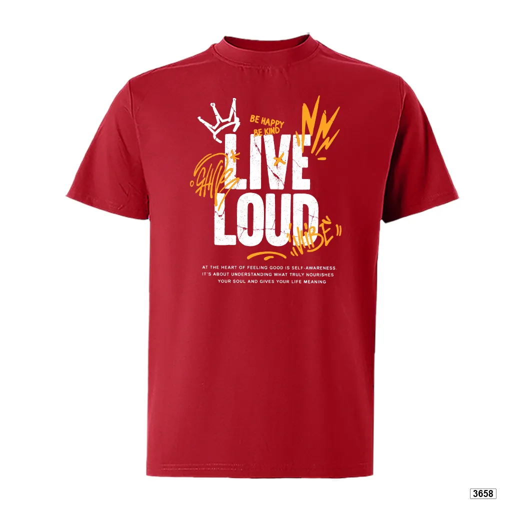 Áo thun form rộng chất thoáng mát Live Loud TeePrint 3658_thumbnail_10