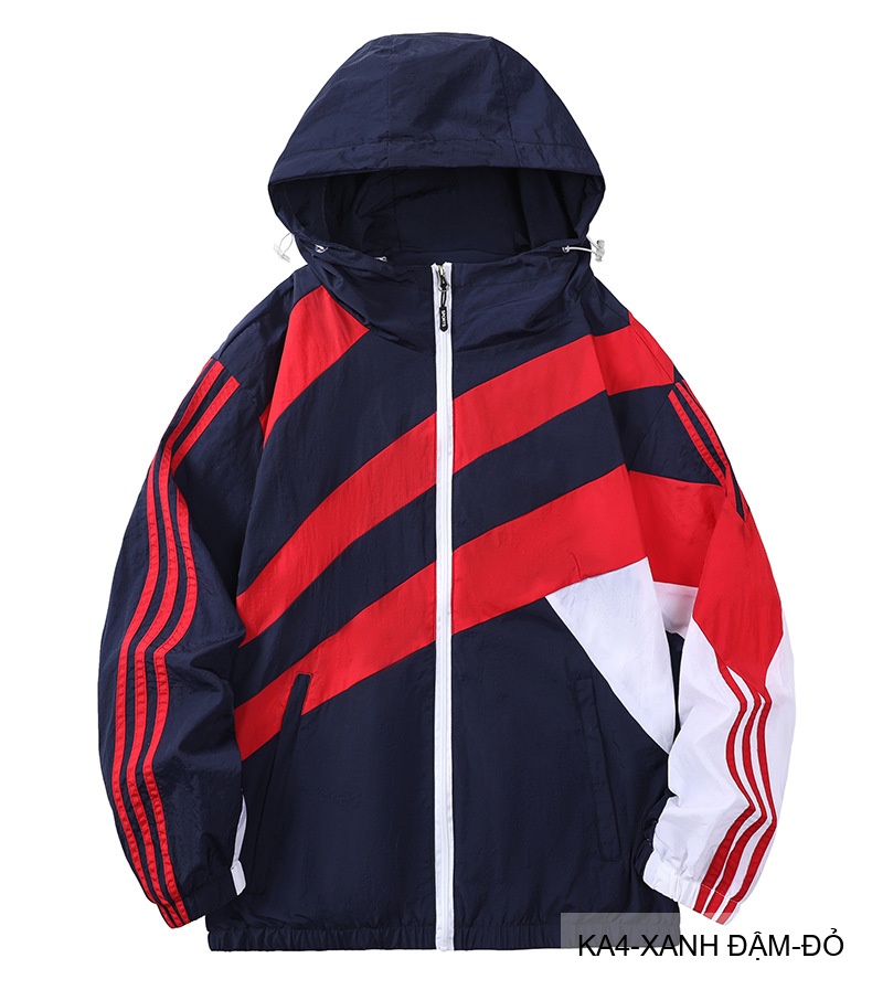 KA4 - Áo khoác nam có mũ phối màu năng động, chống nắng thoáng khí mùa xuân thu_thumbnail_5