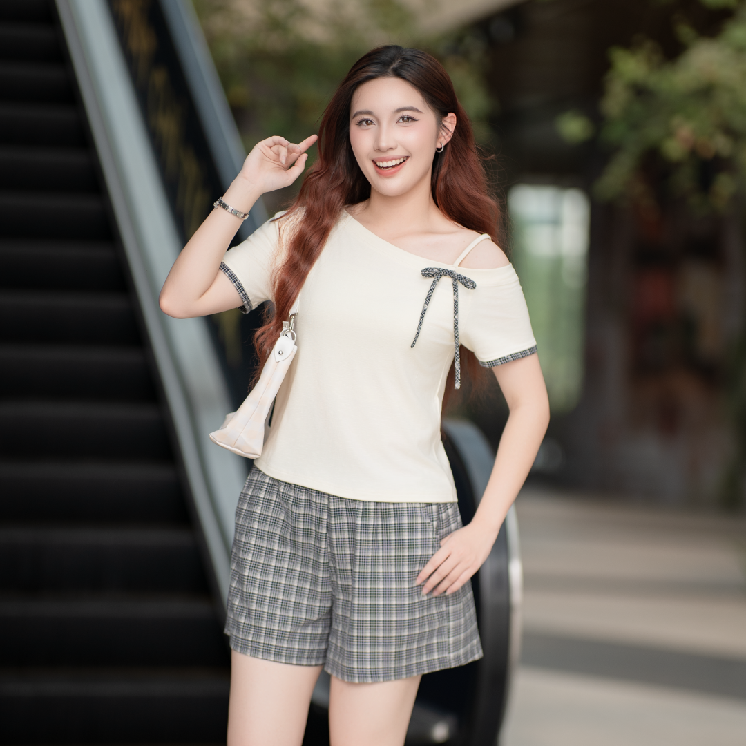 BN58 - Set Bộ Quần Áo Nữ Xuân Hè Áo Thun Phông TShirt Quần Short Sooc Cộc Đùi Phong Cách Cozy