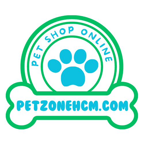 Pink and Blue Simple Pet Shop Logo