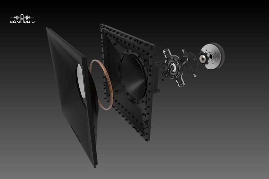 Loa Treble họng Kèn Hybrid Tractrix Horn 90° x 90°
