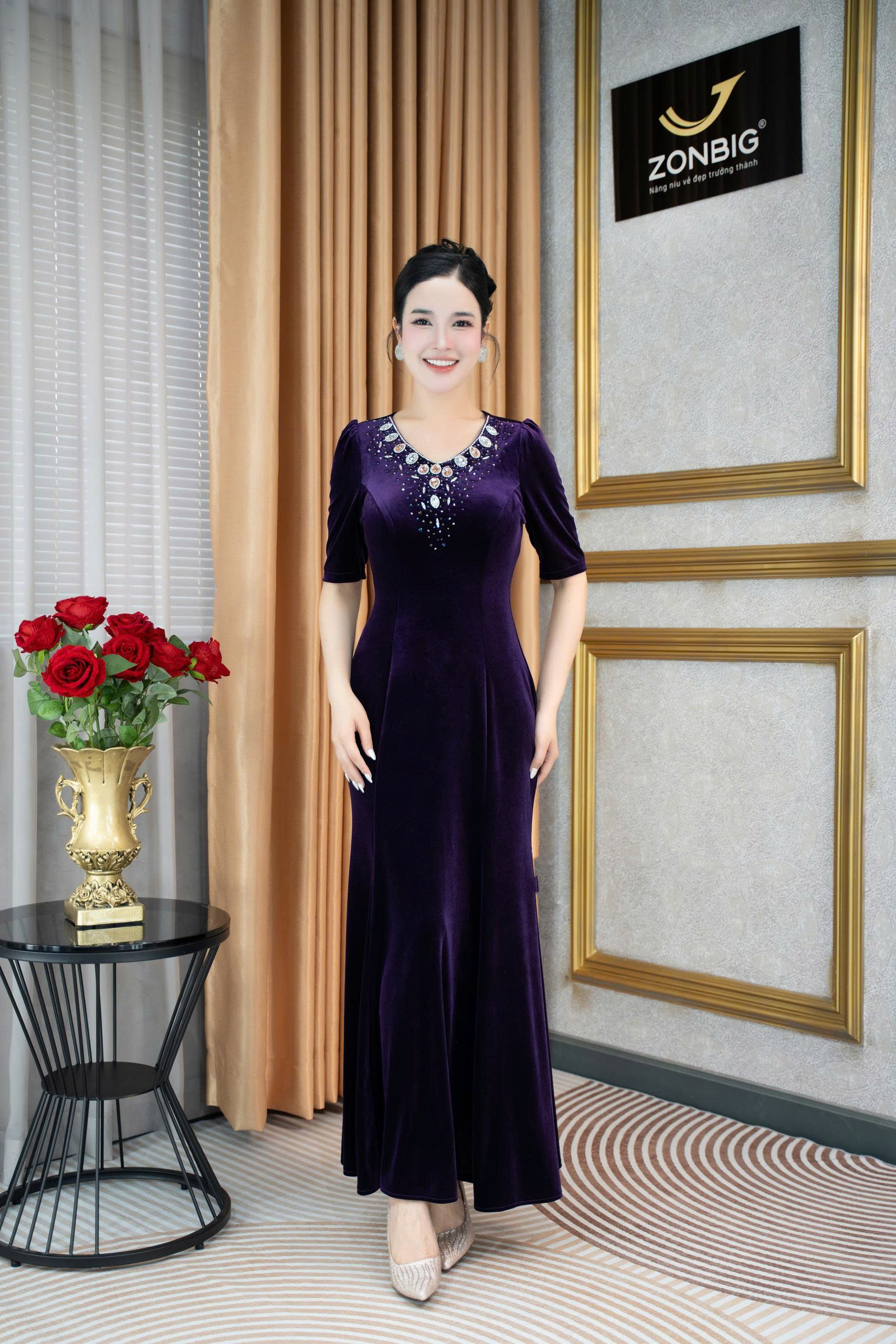 Đầm đuôi cá - Y2123 - Thương hiệu ZONBIG