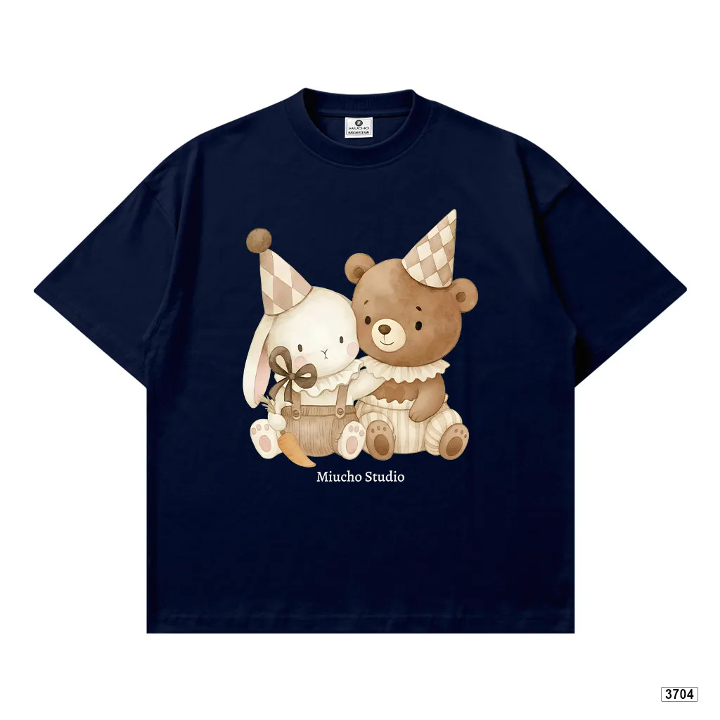 Áo thun nữ form boxy thỏ và gấu Miucho 3704_thumbnail_15