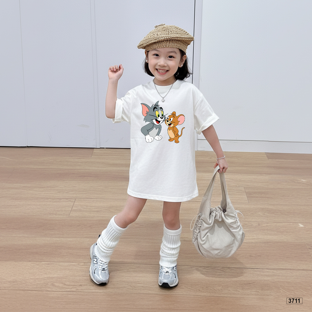 Áo thun trẻ em hoạt hình mèo chuột đáng yêu Kado 3711_thumbnail_3