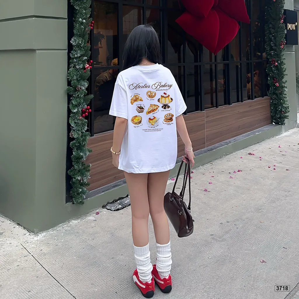 Áo thun unisex form boxy chất thoáng mát Miucho Bakery 3718_thumbnail_5