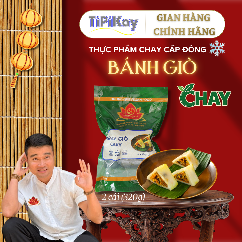 [Đông Lạnh] Bánh Giò Chay (160g x 2 cái) DL320GBGC