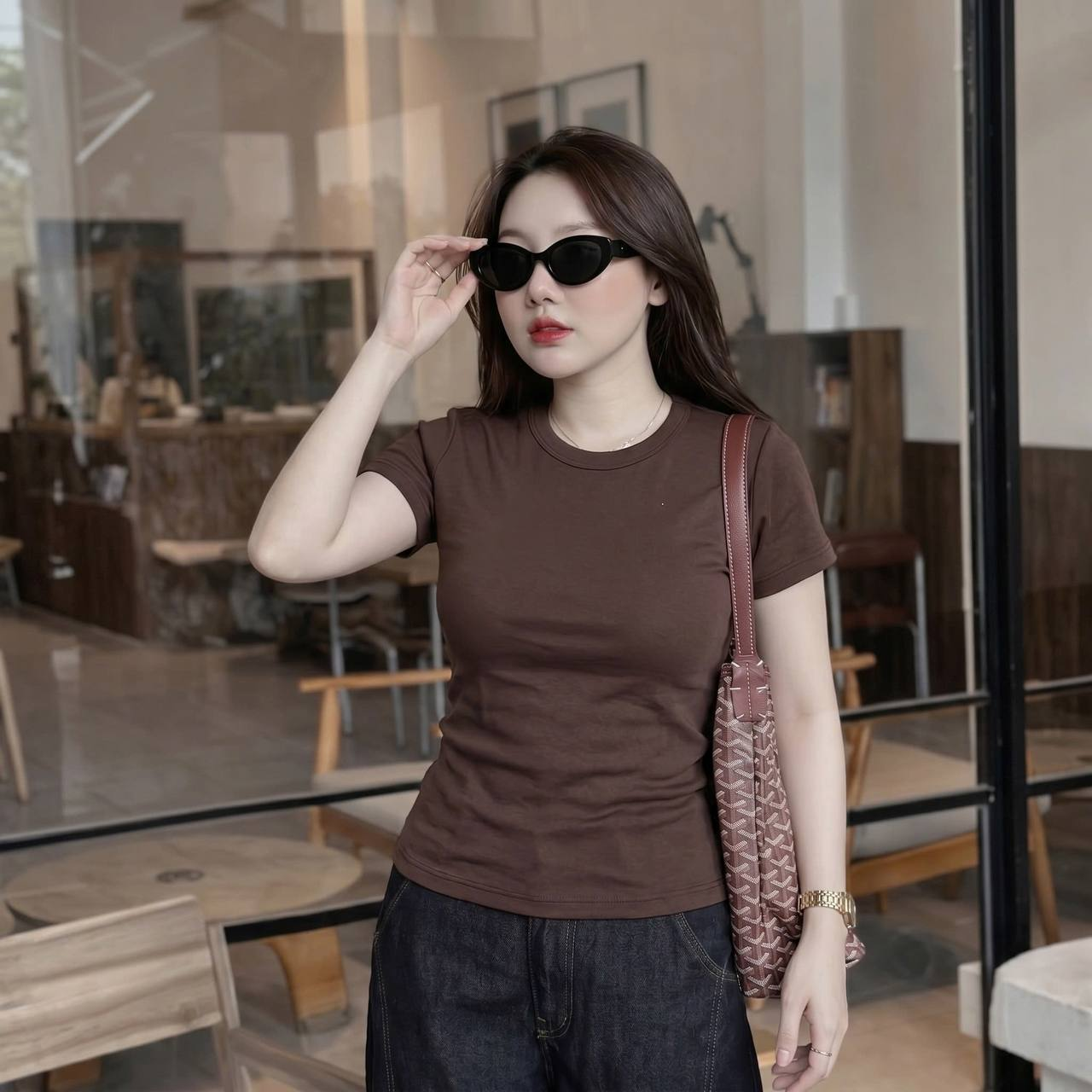 Áo Thun Nữ Oversize trơn cổ viền NT.2600045 (C)_thumbnail_4