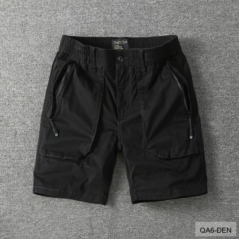 QA6 - Quần short nam dáng rộng phong cách Hàn Quốc, chất cotton thoáng mát, ống đứng, 5 tấc, có túi kéo_thumbnail_21