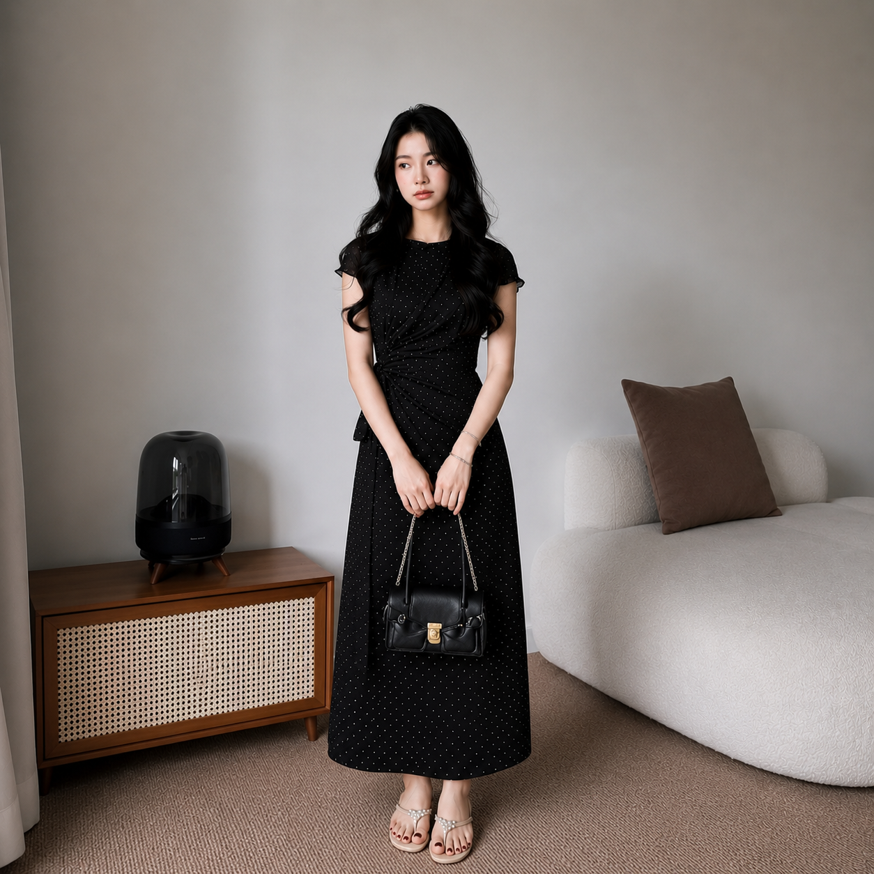 Váy dài chấm bi 1291_thumbnail_8