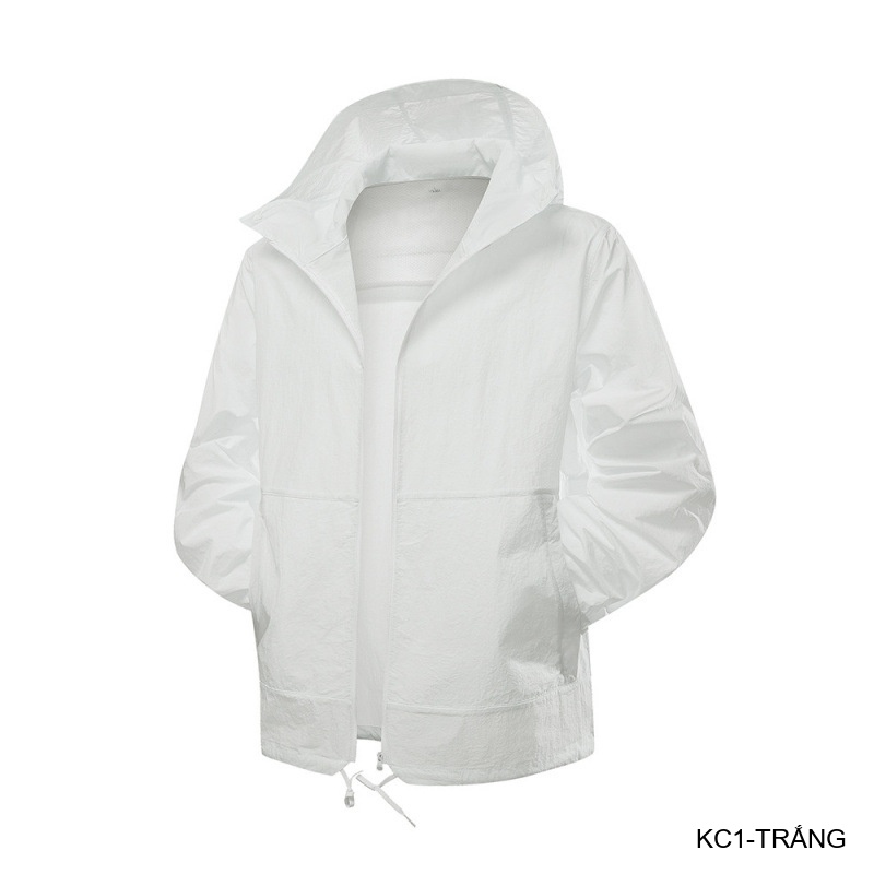 KC1 - Áo khoác chống nắng nam nữ UPF50+ siêu mỏng, thoáng khí, dáng rộng, có mũ trùm đầu_thumbnail_22