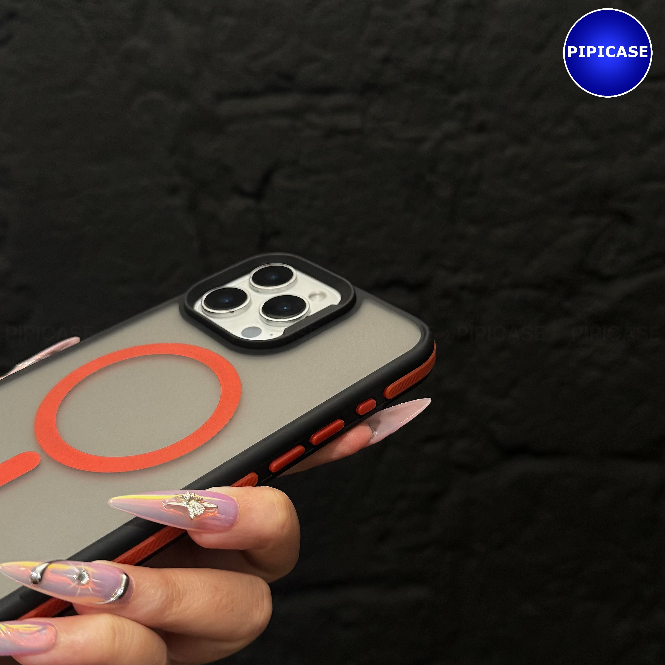 Ốp Lưng iPhone 15 Pro Max - Map - Đỏ_thumbnail_13