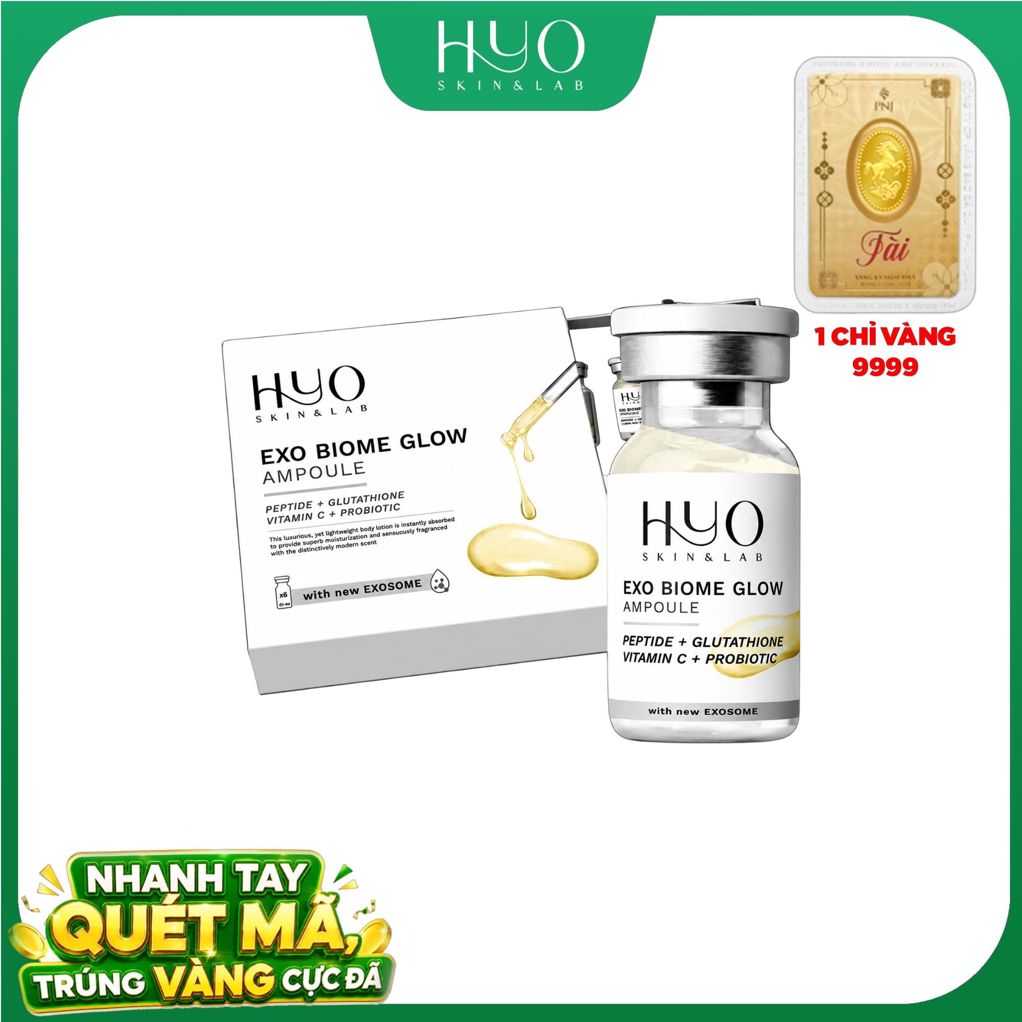 [A53] HYO EXO BIOME GLOW AMPOULE ( 6 CHAI x 10ML)