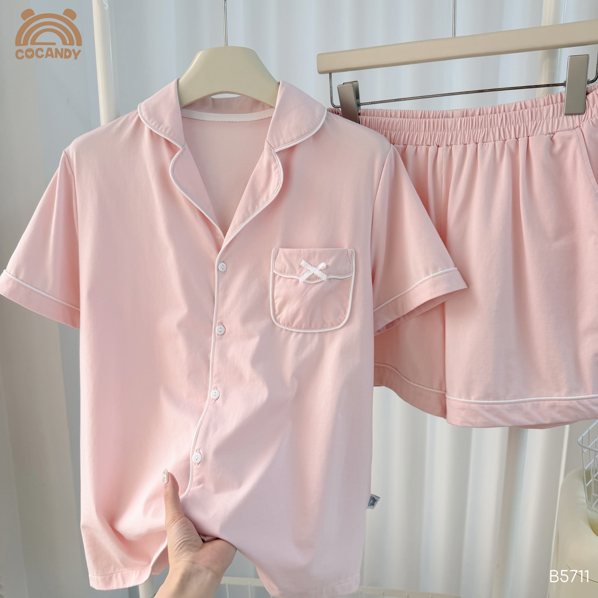 Bộ cộc pijama HỒNG túi nơ NỮ_thumbnail_6