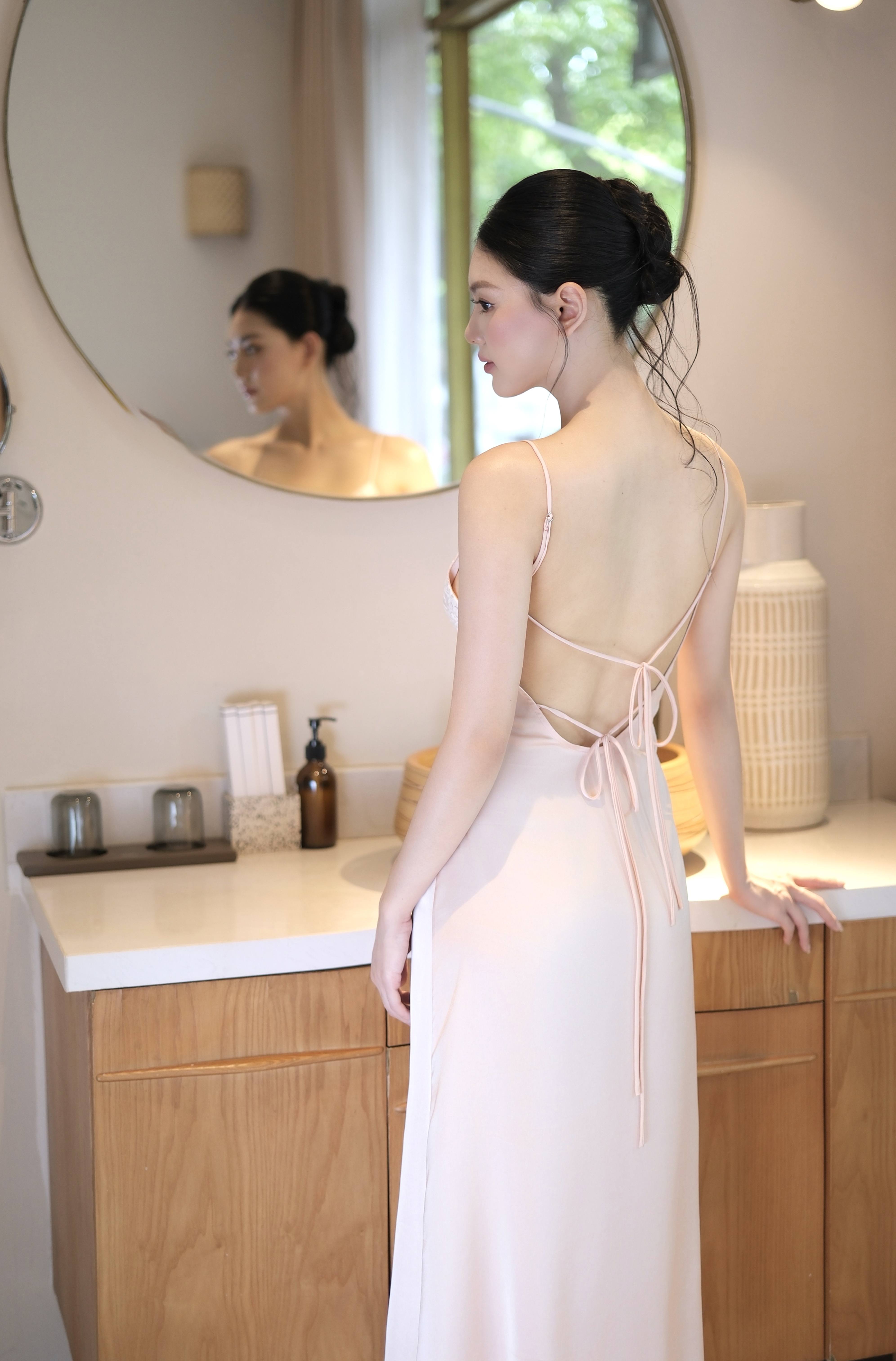 Váy Lụa Phối Ren V55_thumbnail_4